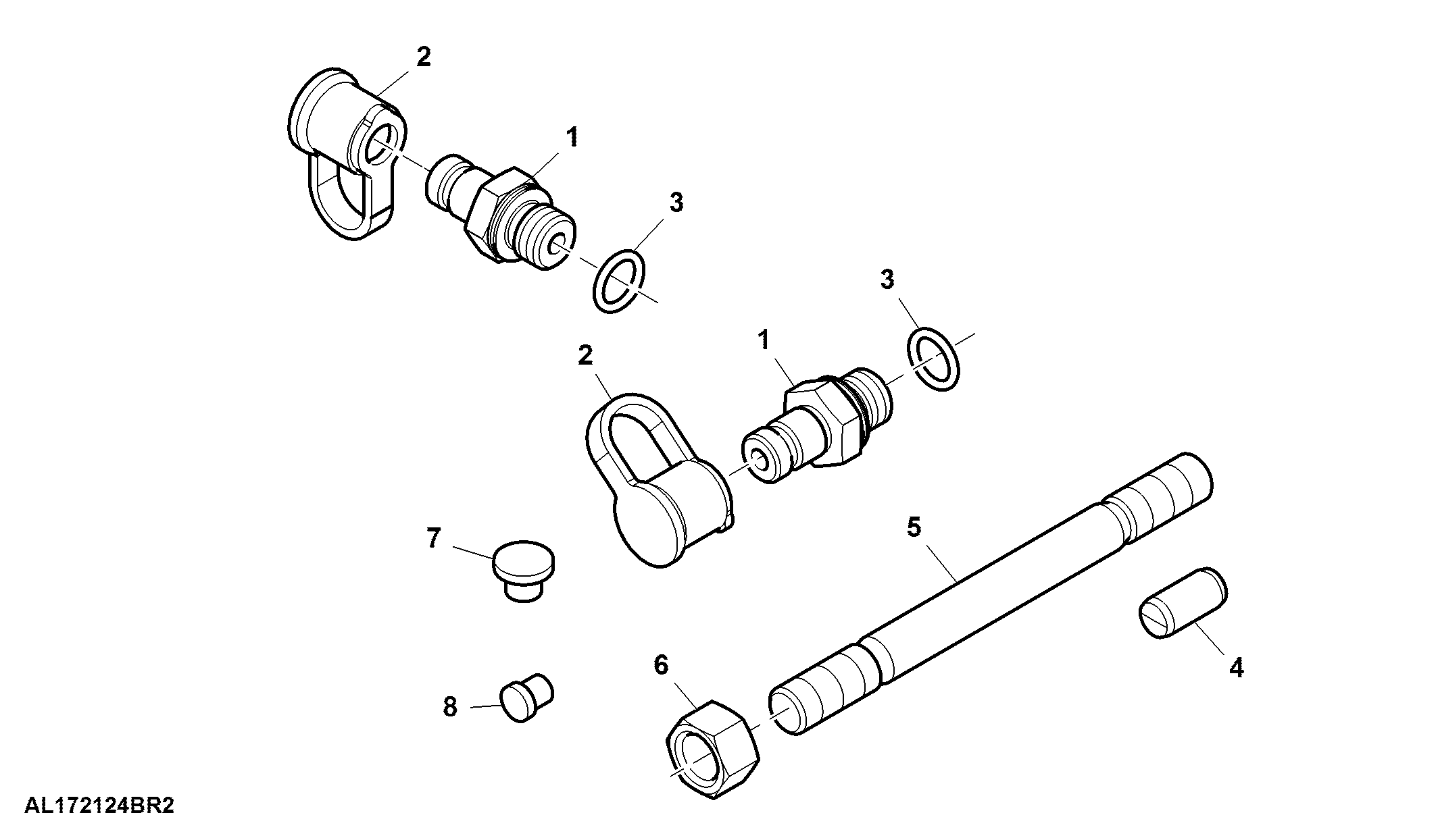 Mounting Parts, Inlet Priority 3, PC-Hydraulics
