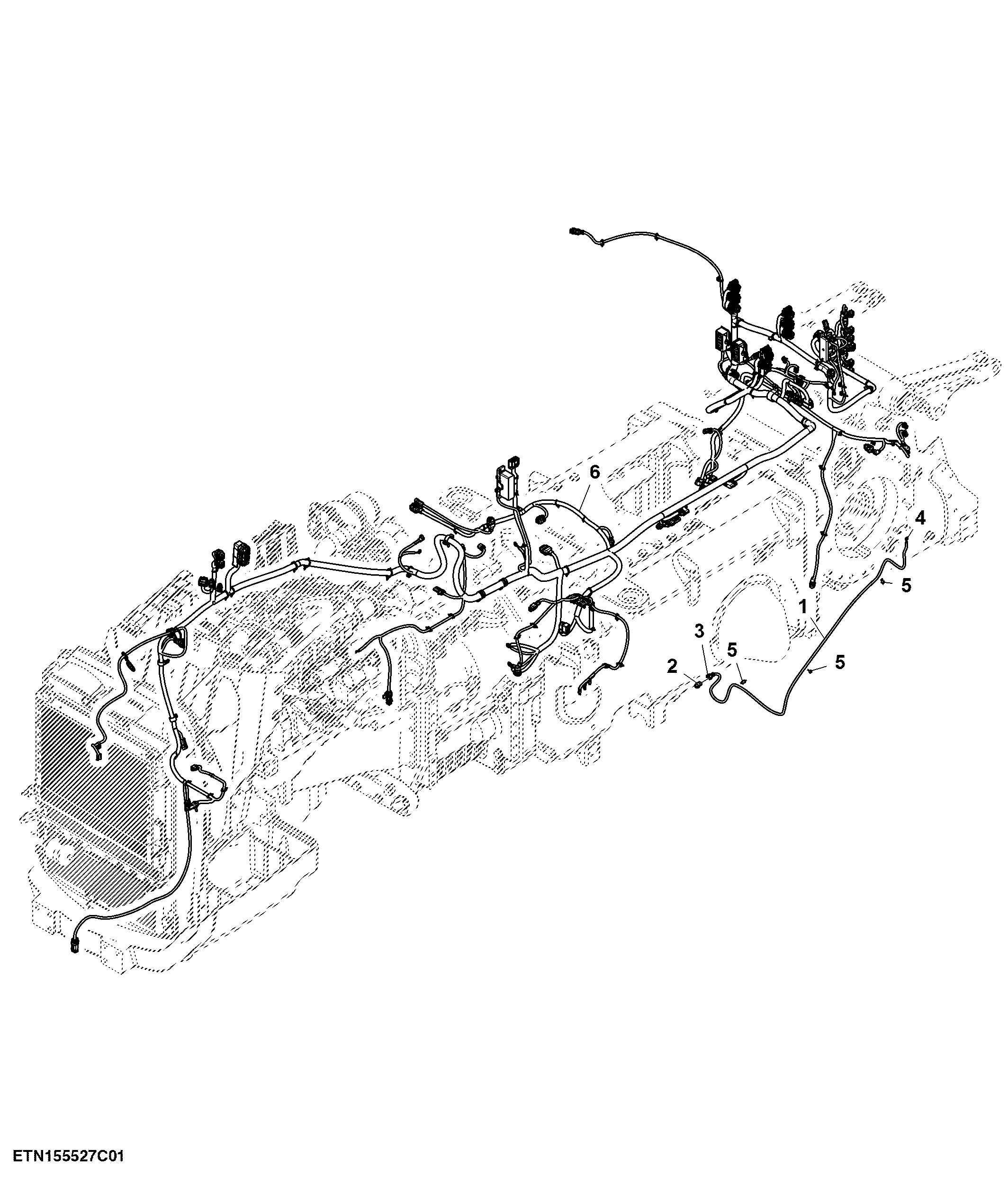 Wiring Harness, Chassis, FT4 Engine (1/4) (916000 - )