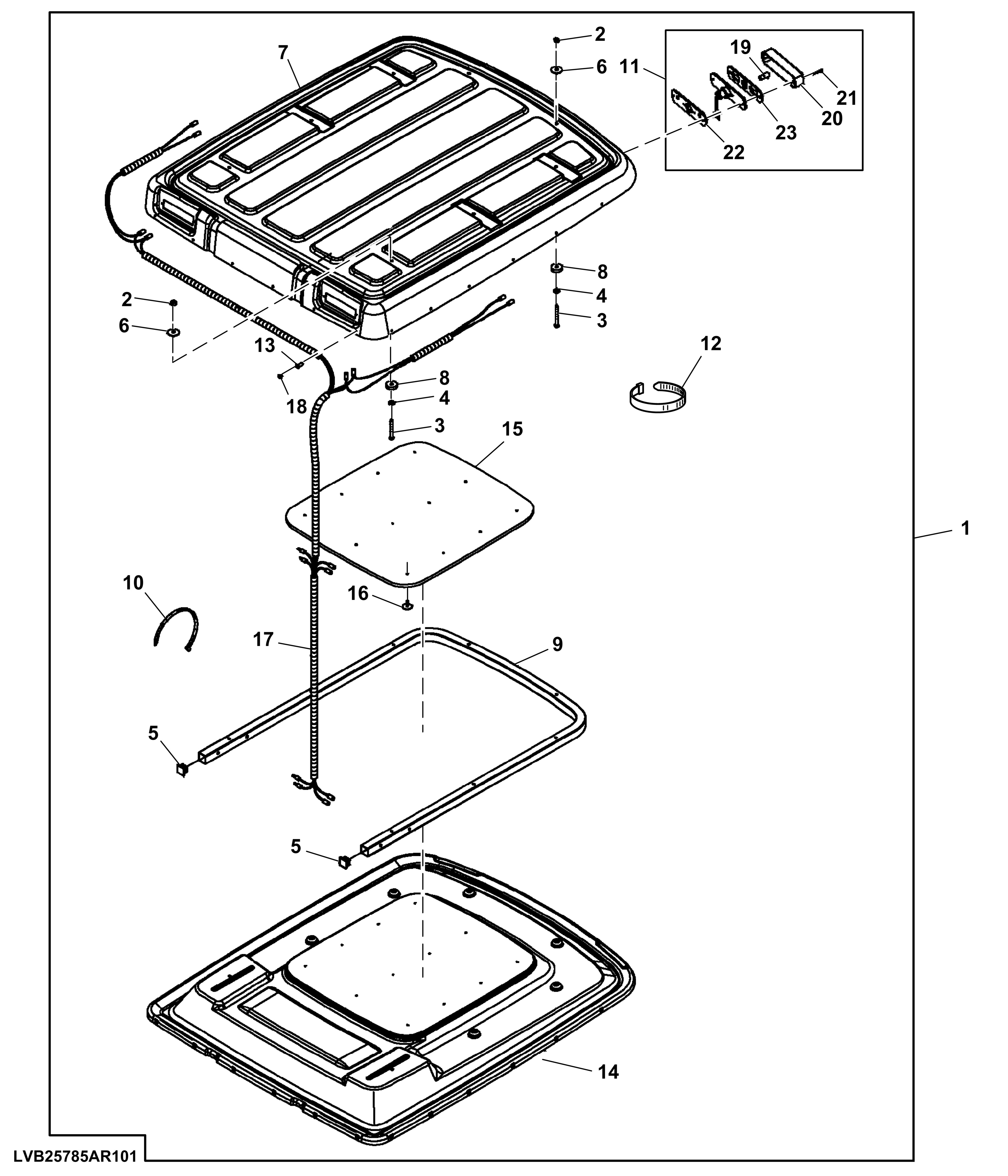 Attachment, Canopy, Deluxe Open Operator's Station