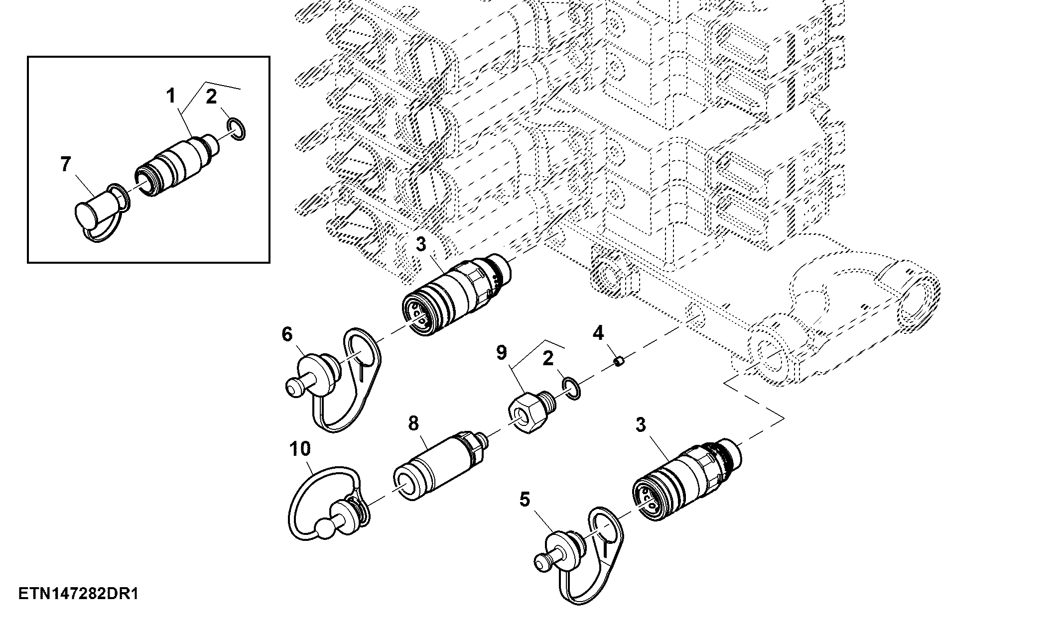 Power Beyond Quick- Connect Coupler, 1/2" Couplers, Single Reduction, Hydraulic Pump 90 cc / 85 cc