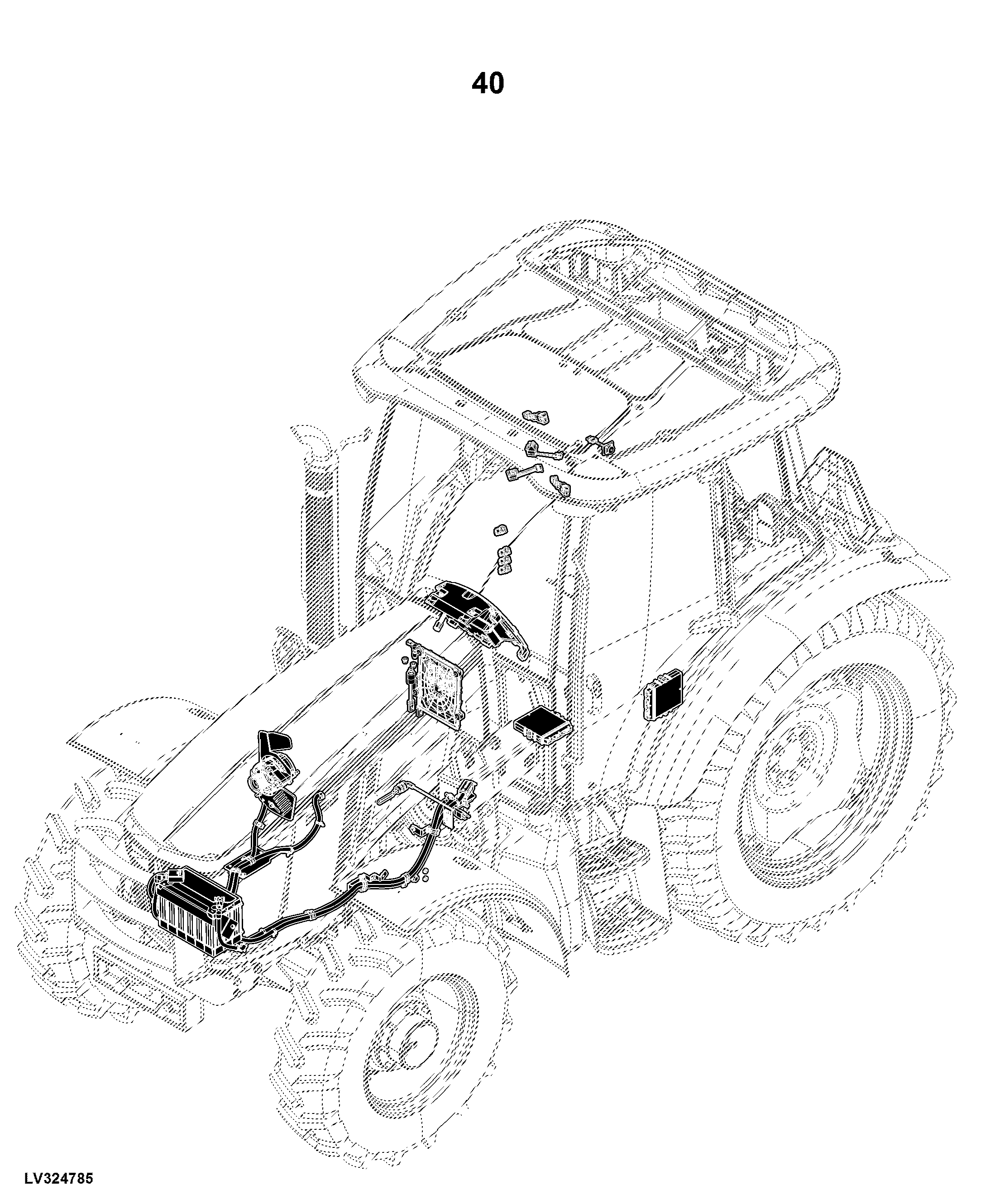5075M Tractor, OOS (1LV5075MHJ100001- ), Cab (1LV5075MHJ400001- )(North America Edition)