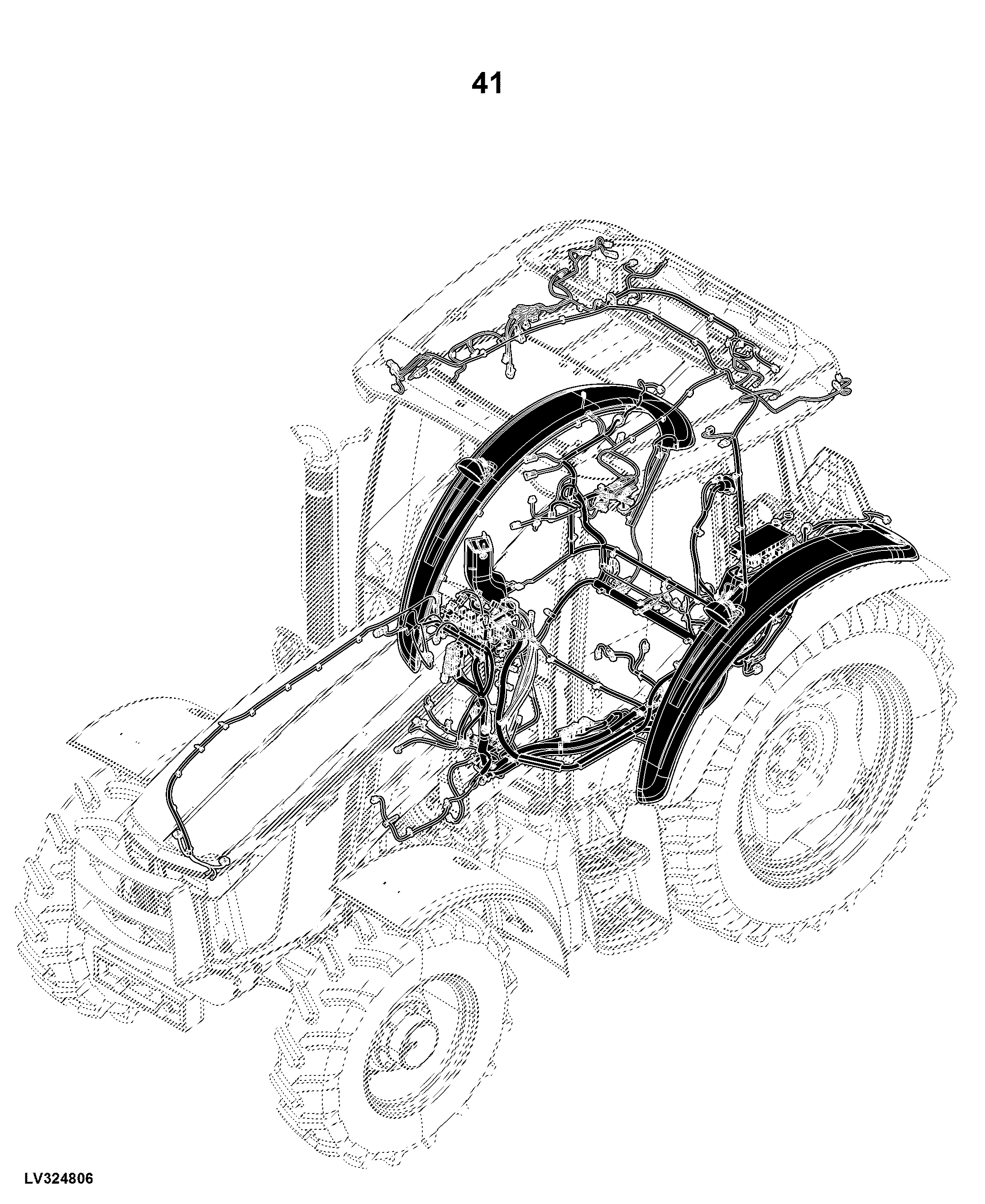 5075M Tractor, OOS (1LV5075MHJ100001- ), Cab (1LV5075MHJ400001- )(North America Edition)
