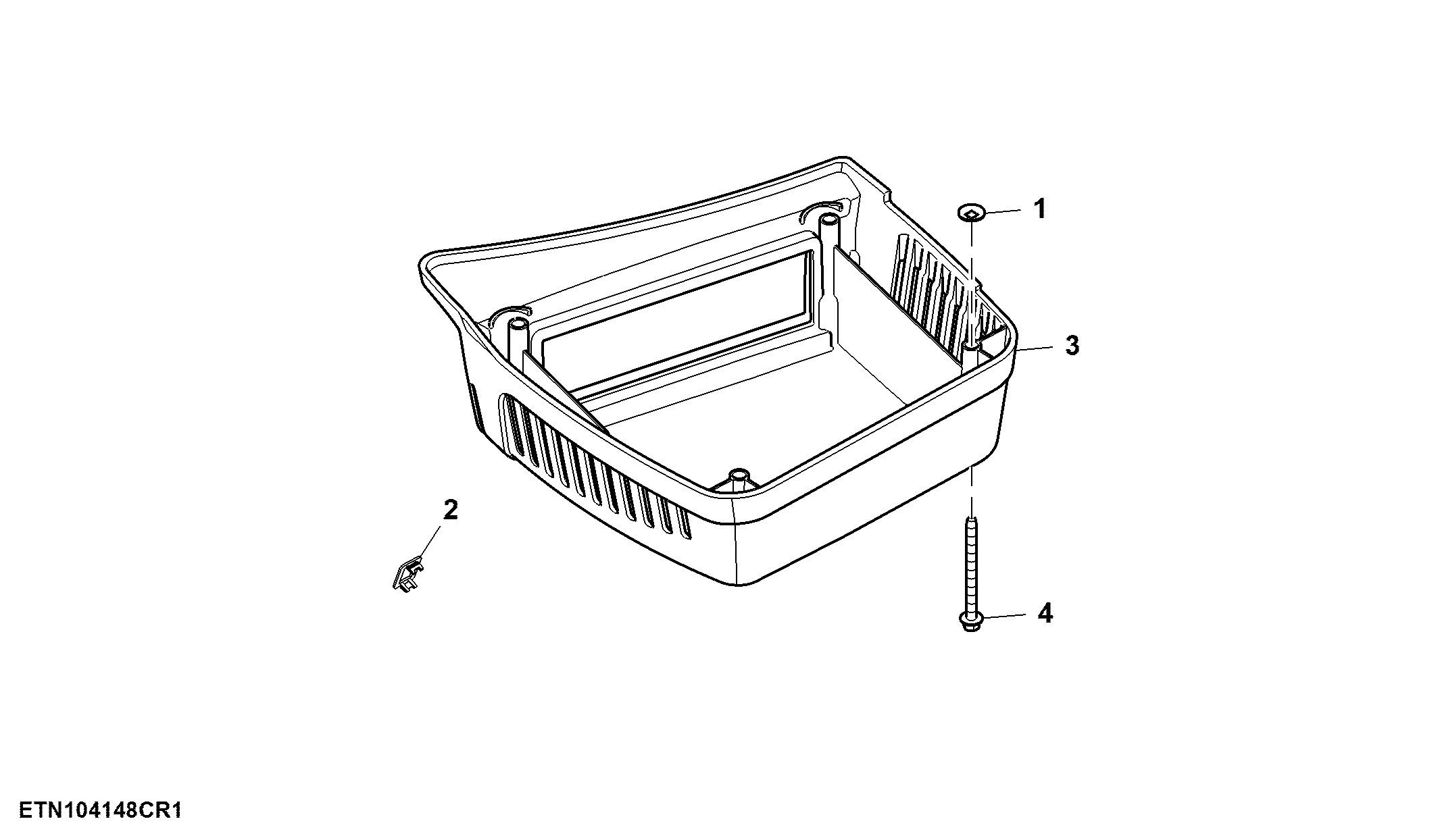 Radio Console, W/ Antenna Base, W/ Auxiliary Input