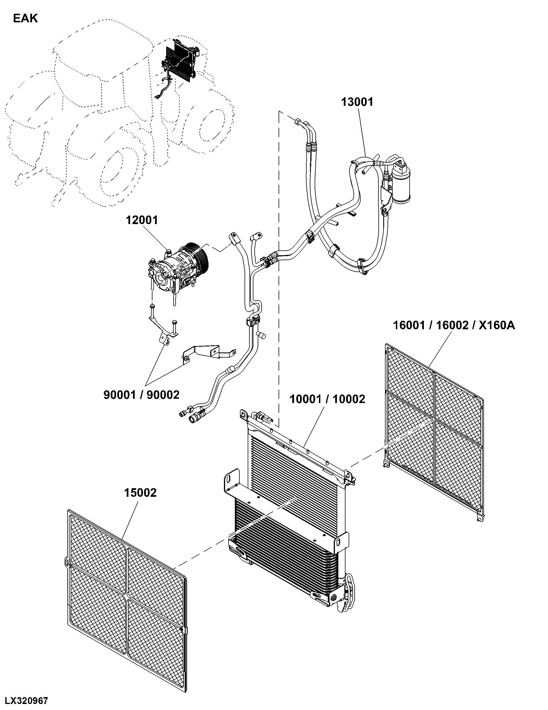 EAK Air Conditioning System, Engine Auxiliaries Related
