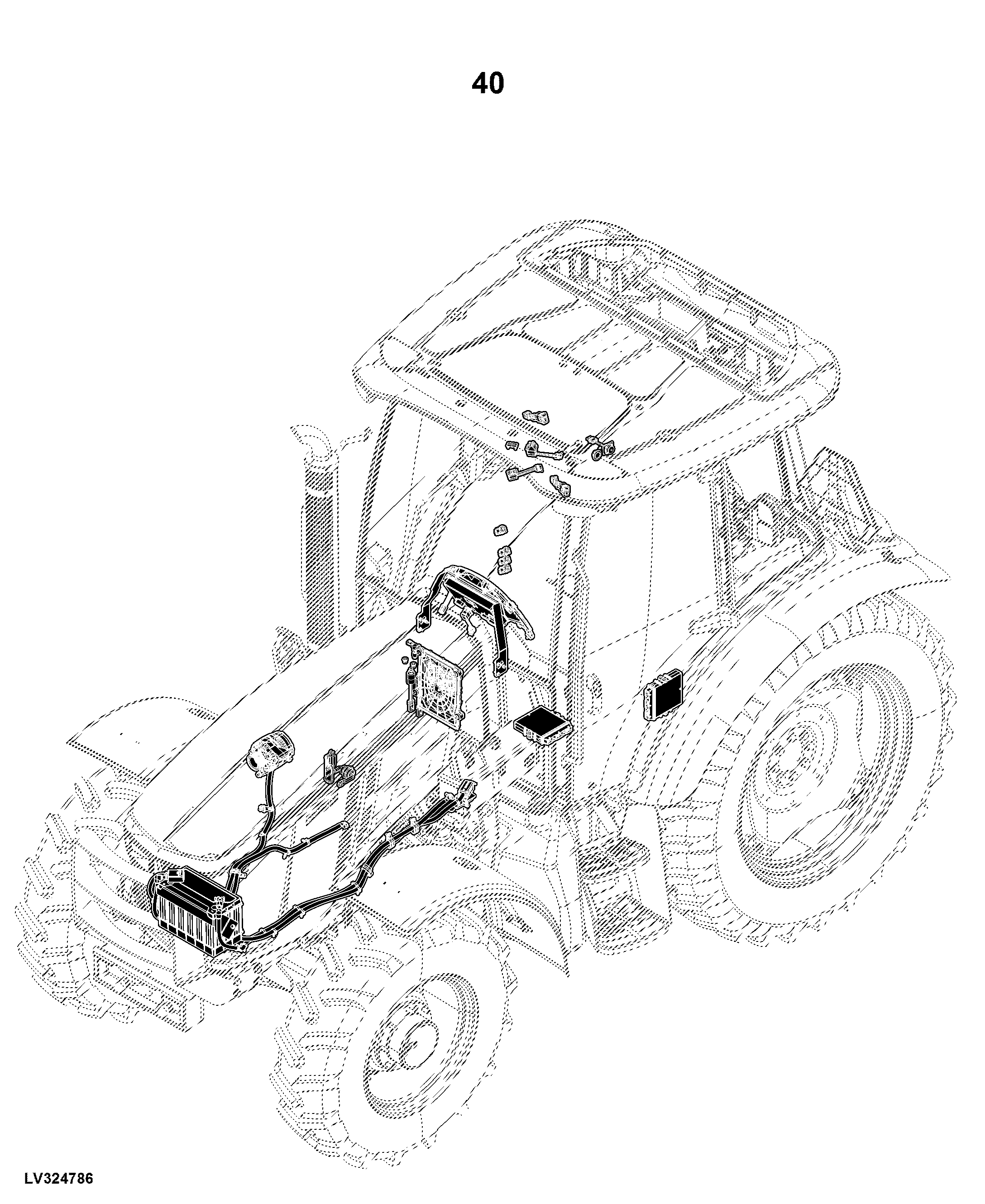5090M Tractor, OOS (1LV5090MHJ100001- ), Cab (1LV5090MHJ400001- )(North America Edition)