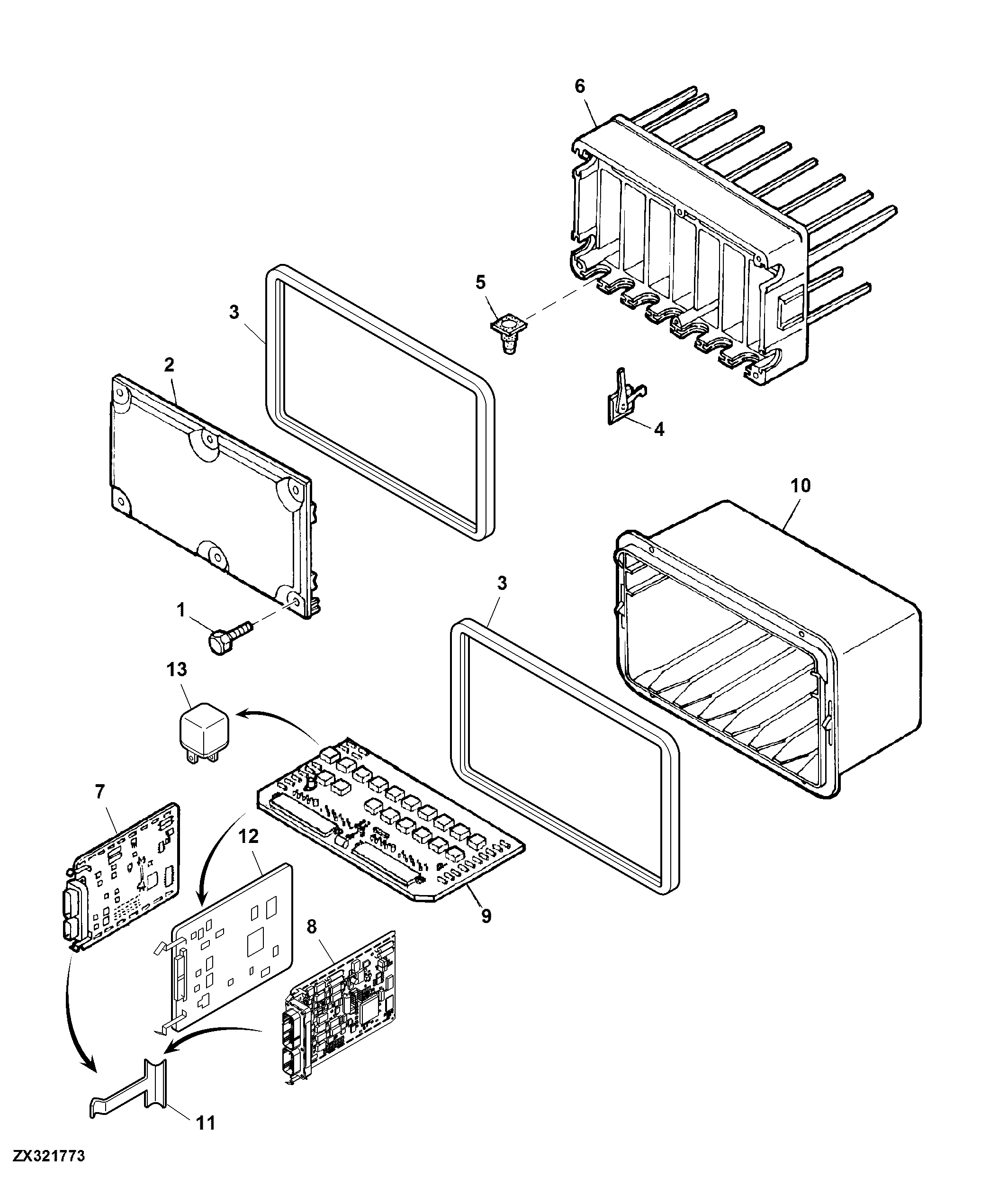 CENTRAL ELECTRONICS MODULE AND CIRCUIT BOARDS