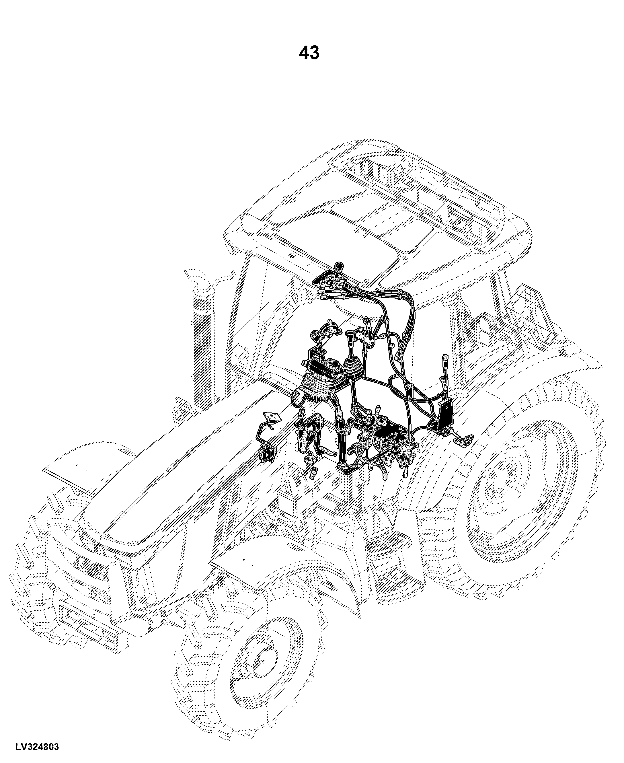 5115M Tractor, OOS (1LV5115MHJ200001- ), Cab (1LV5115MHJ500001- )(Europe Edition)