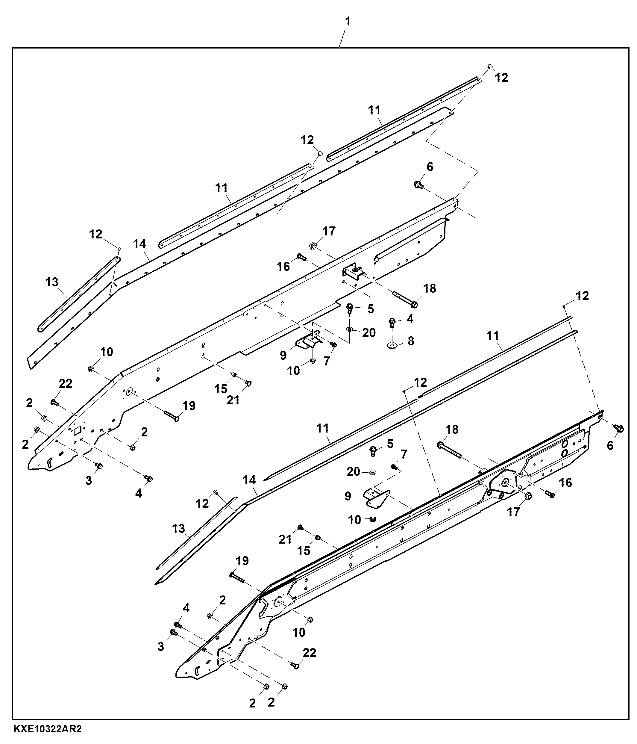 Shoe Kit Assembly, Chaffer Frame, Dyna-Flo™ 3