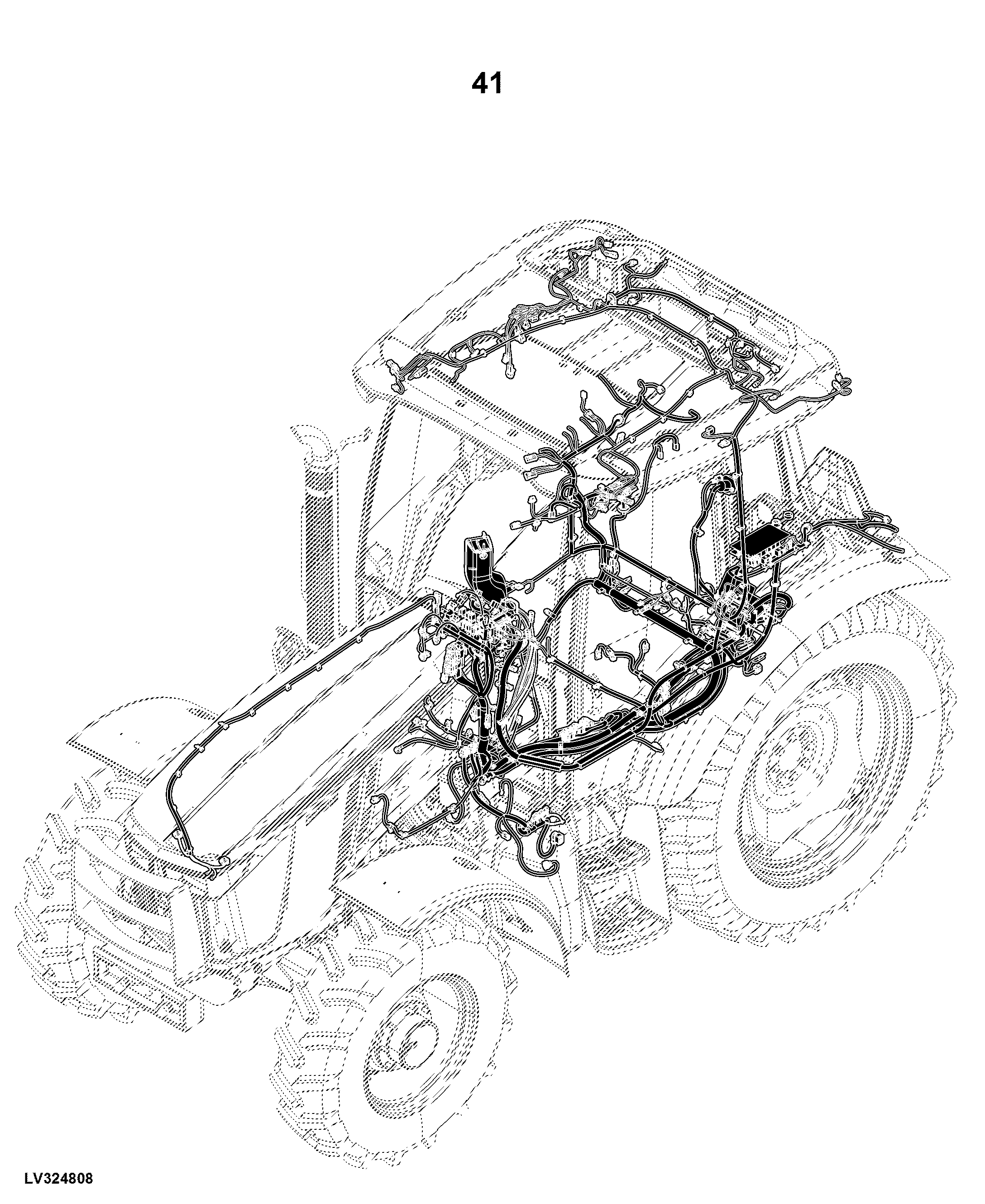 5100MH Tractor, OOS (1LV5100MHJ100001- ), Cab (1LV5100MHJ400001- )(North America Edition)