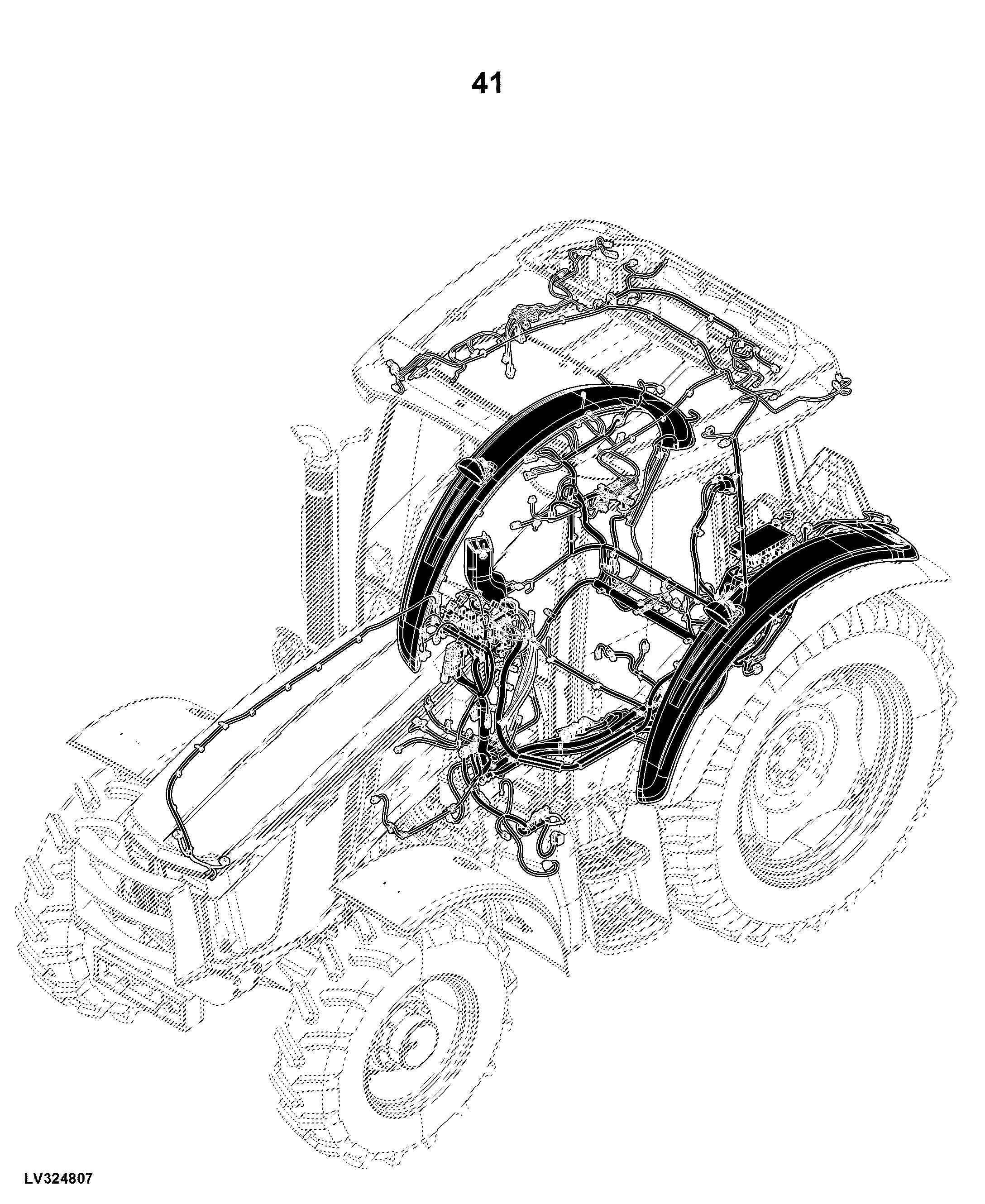 5090M Tractor, OOS (1LV5090MHJ100001- ), Cab (1LV5090MHJ400001- )(North America Edition)