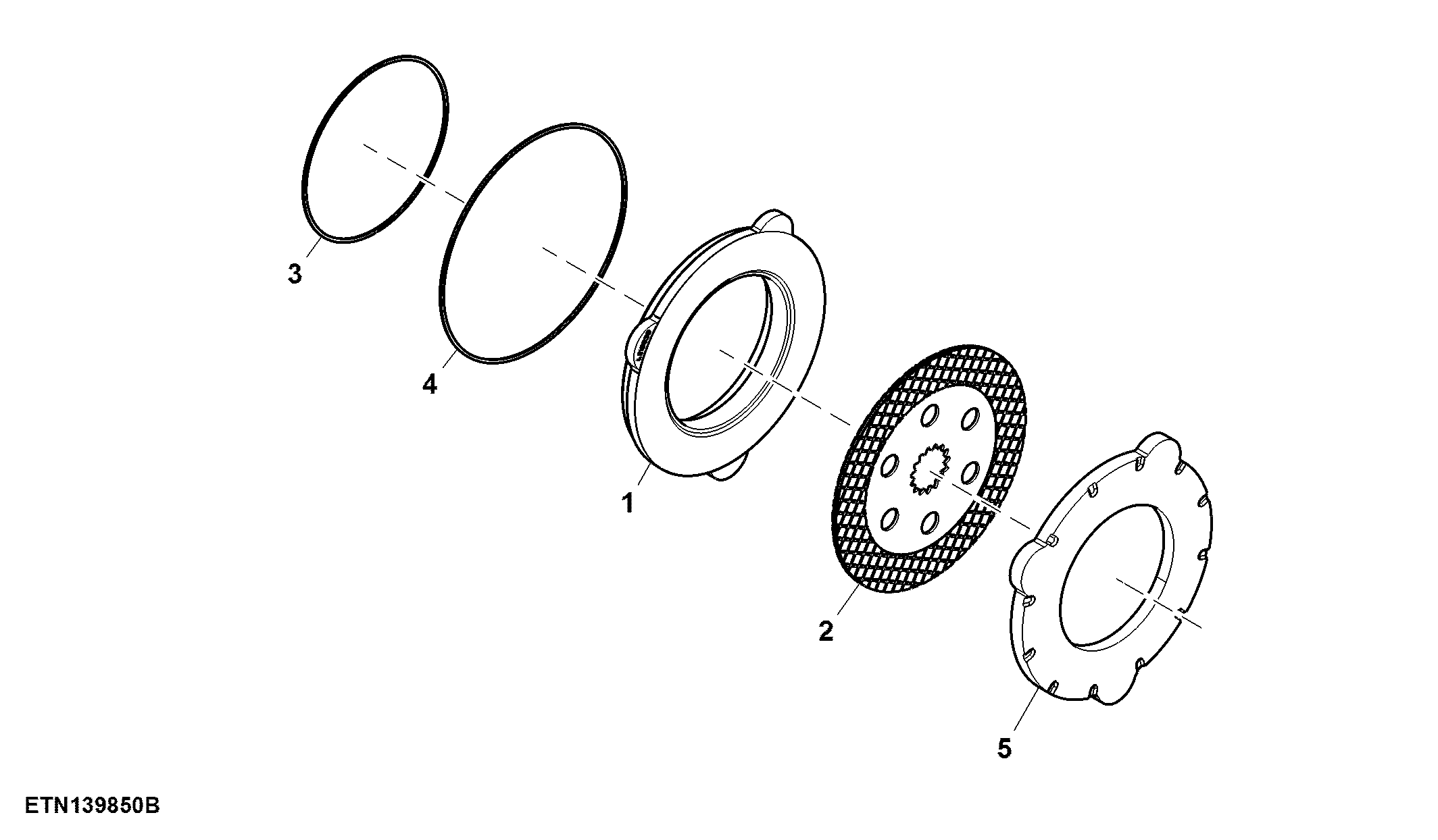 Brake Disks, Rear Axle (010000 - )