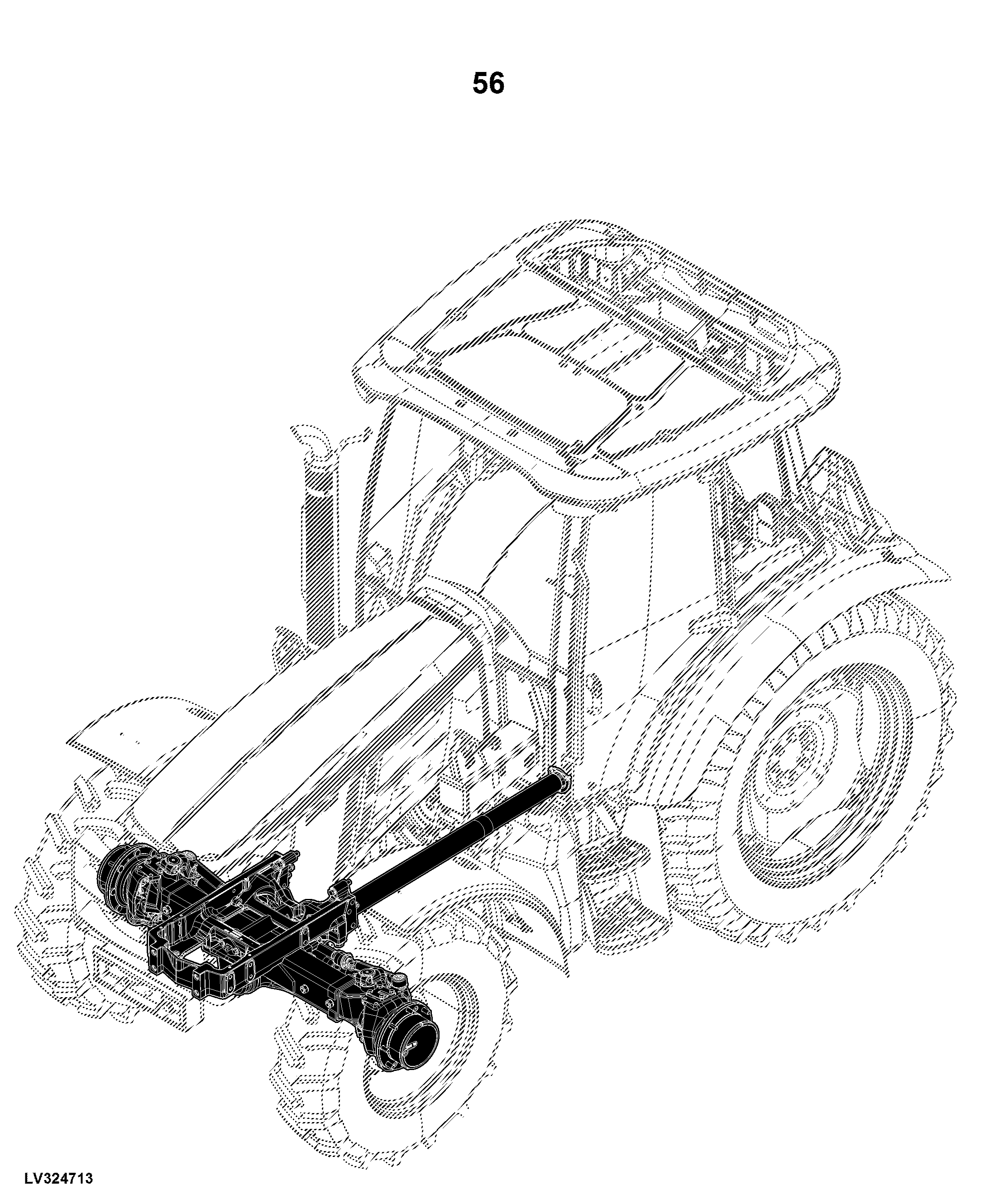 5090M Tractor, OOS (1LV5090MHJ100001- ), Cab (1LV5090MHJ400001- )(North America Edition)