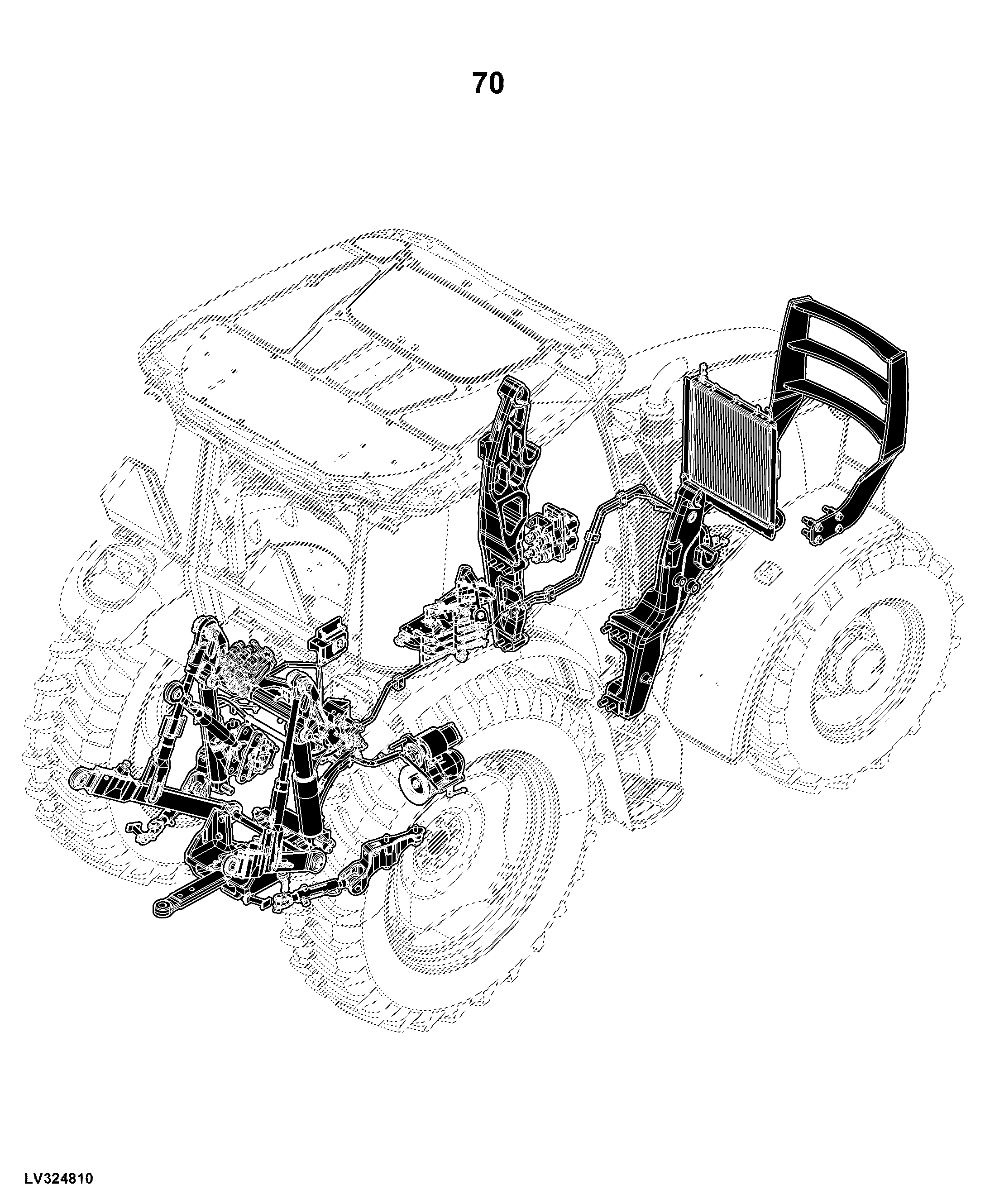 5090M Tractor, OOS (1LV5090MHJ100001- ), Cab (1LV5090MHJ400001- )(North America Edition)