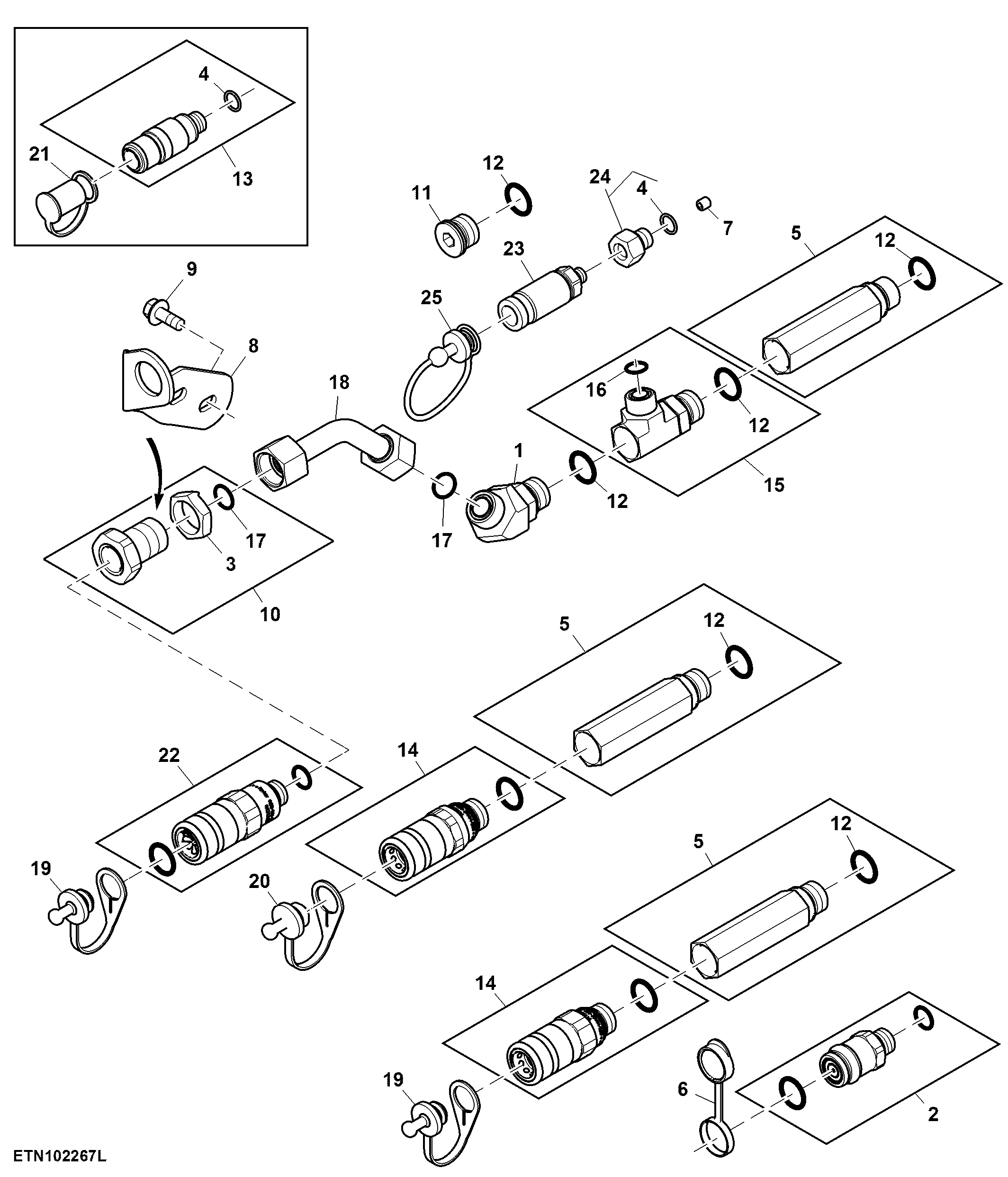 Hydraulic Quick-Connect Coupler, Power-Beyond