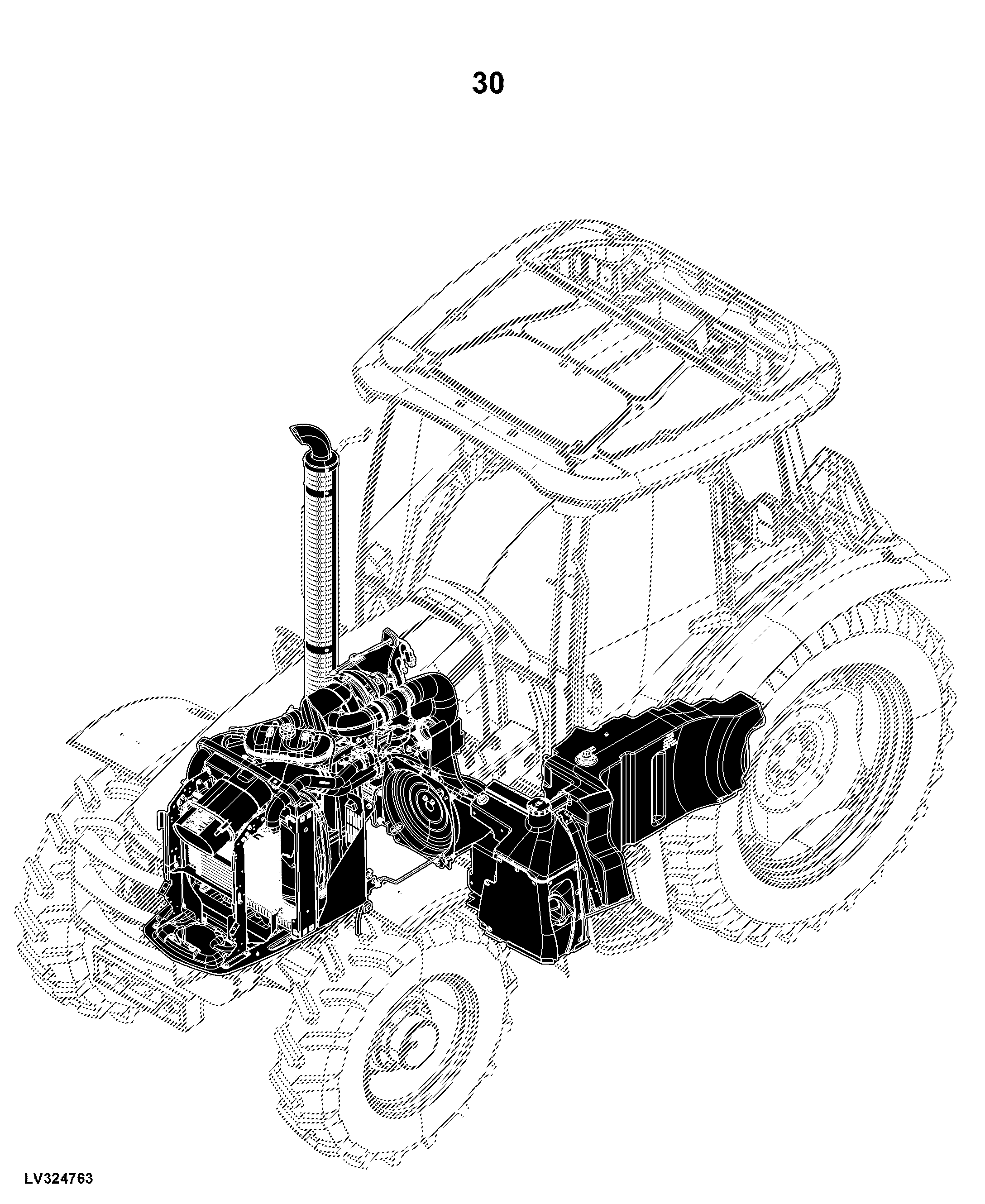 5115M Tractor, OOS (1LV5115MHJ200001- ), Cab (1LV5115MHJ500001- )(Europe Edition)