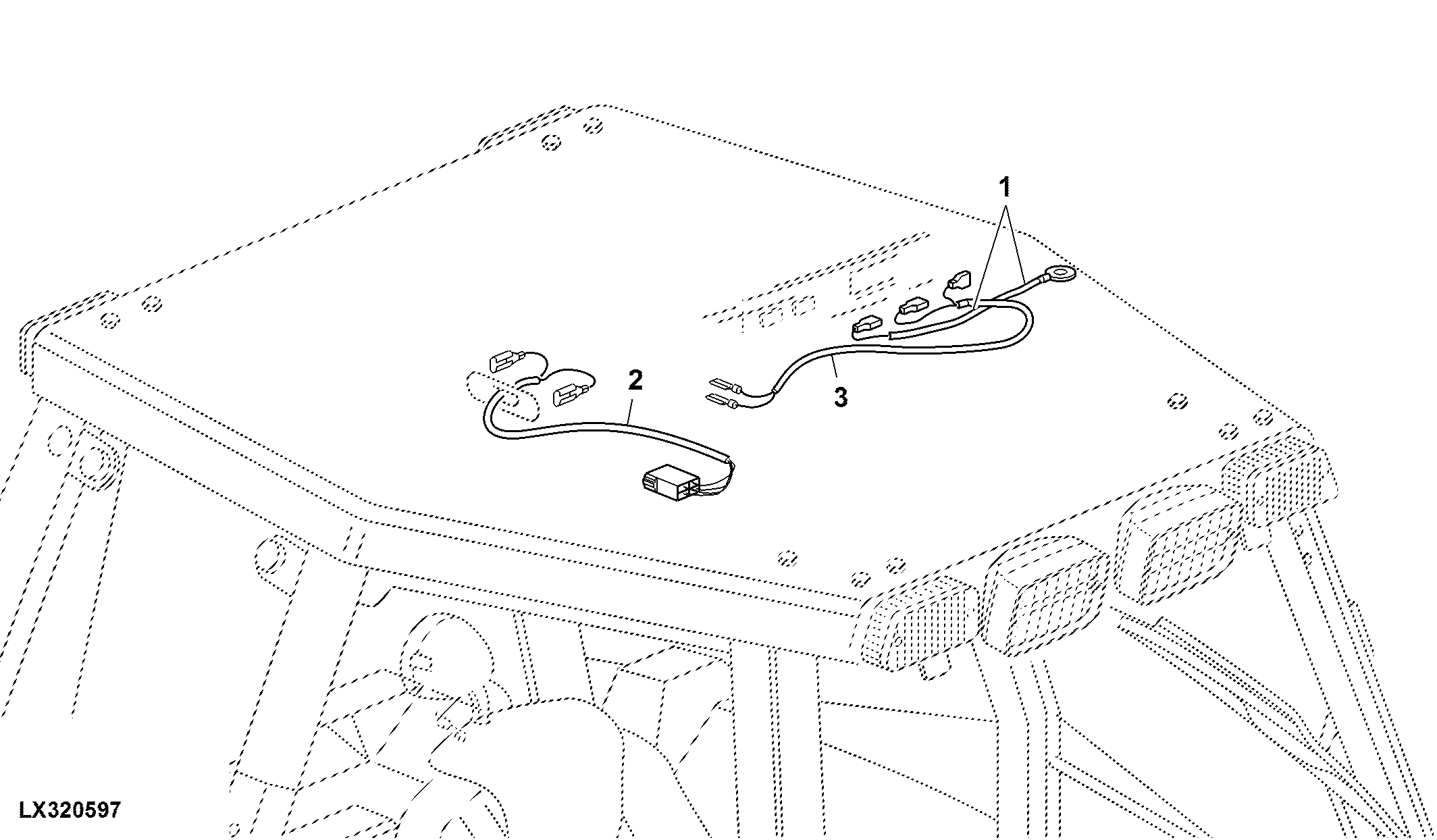 Wiring Harness, Low Clearance Cab