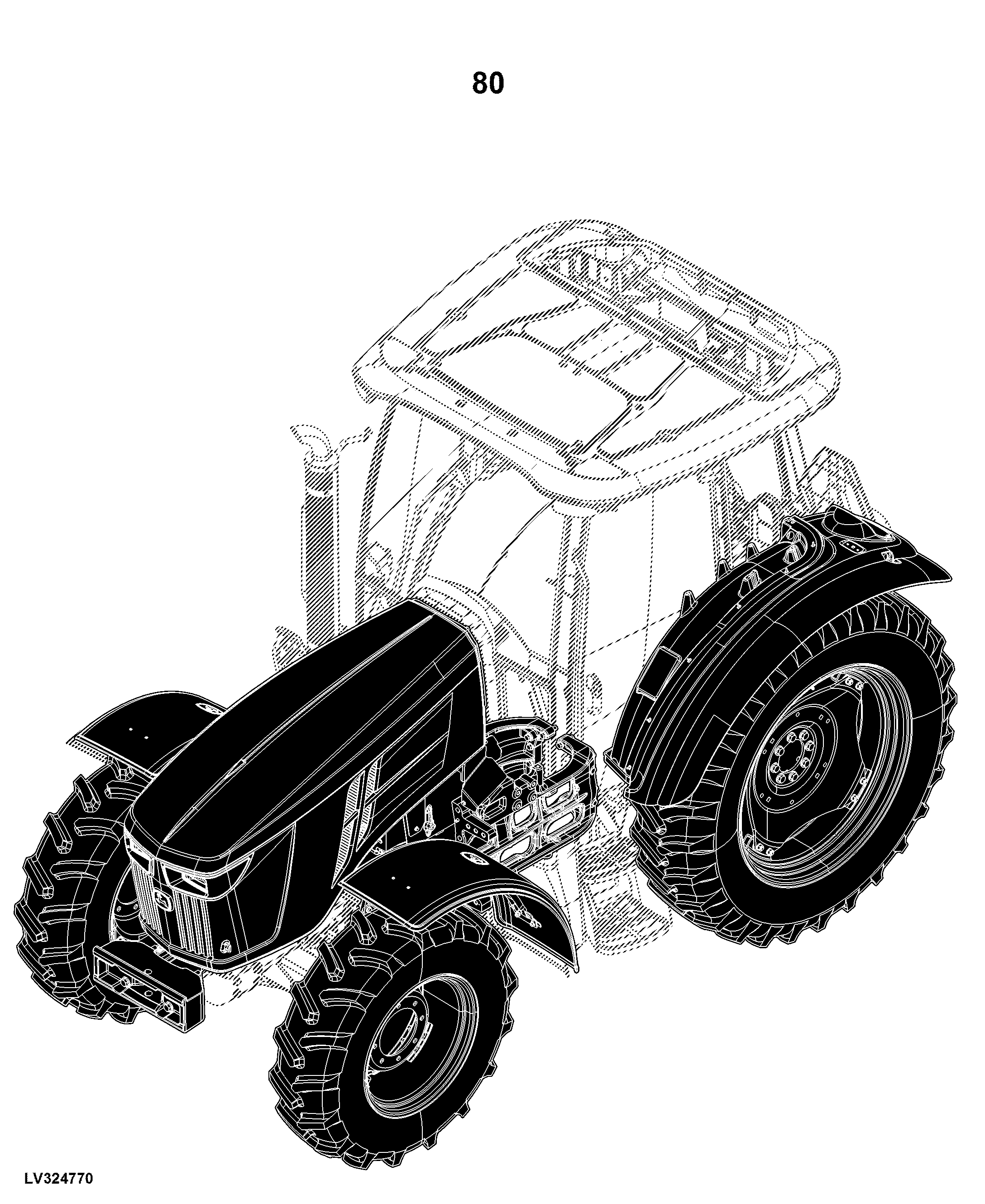 5115M Tractor, OOS (1LV5115MHJ200001- ), Cab (1LV5115MHJ500001- )(Europe Edition)