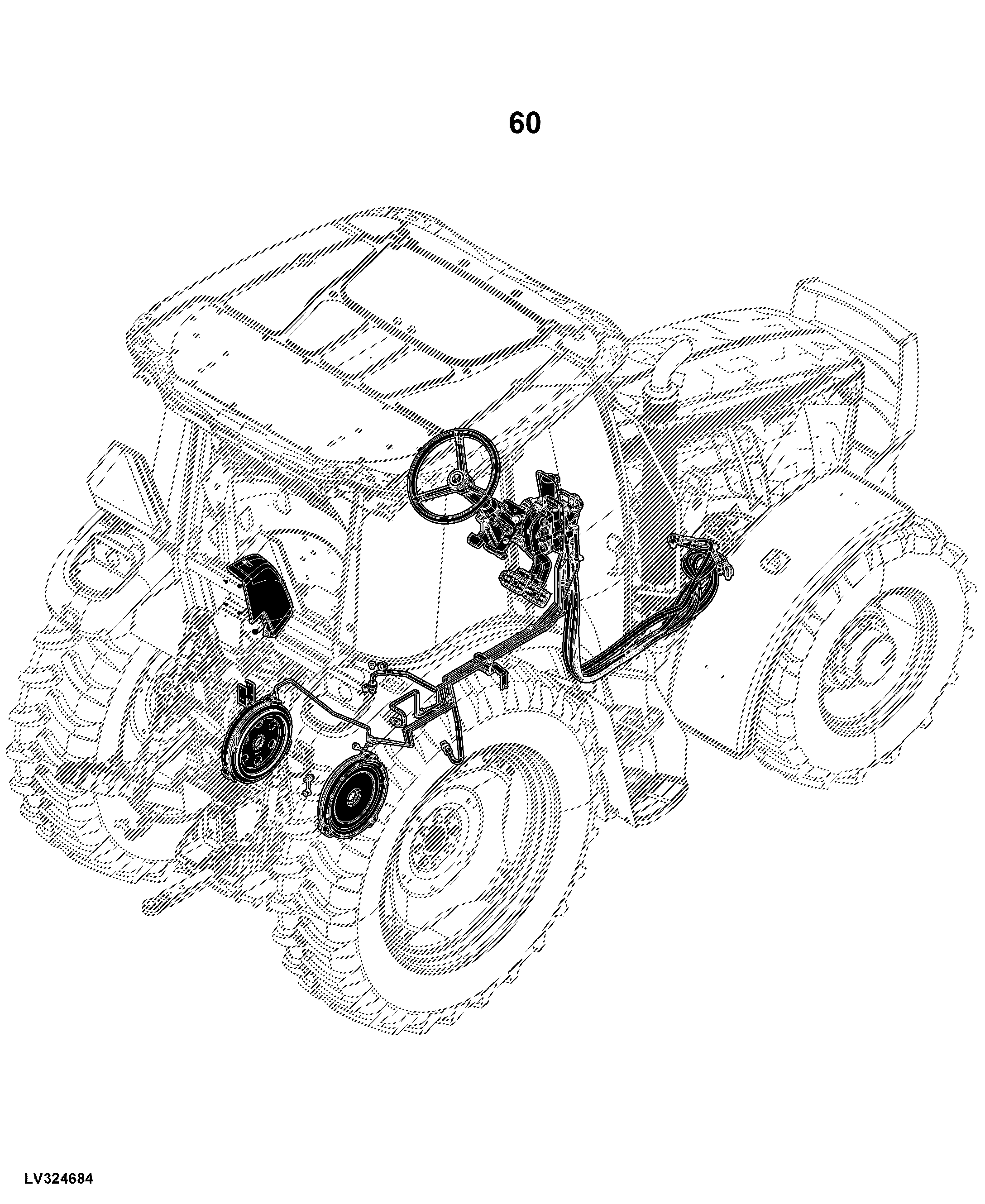 5090M Tractor, OOS (1LV5090MHJ100001- ), Cab (1LV5090MHJ400001- )(North America Edition)
