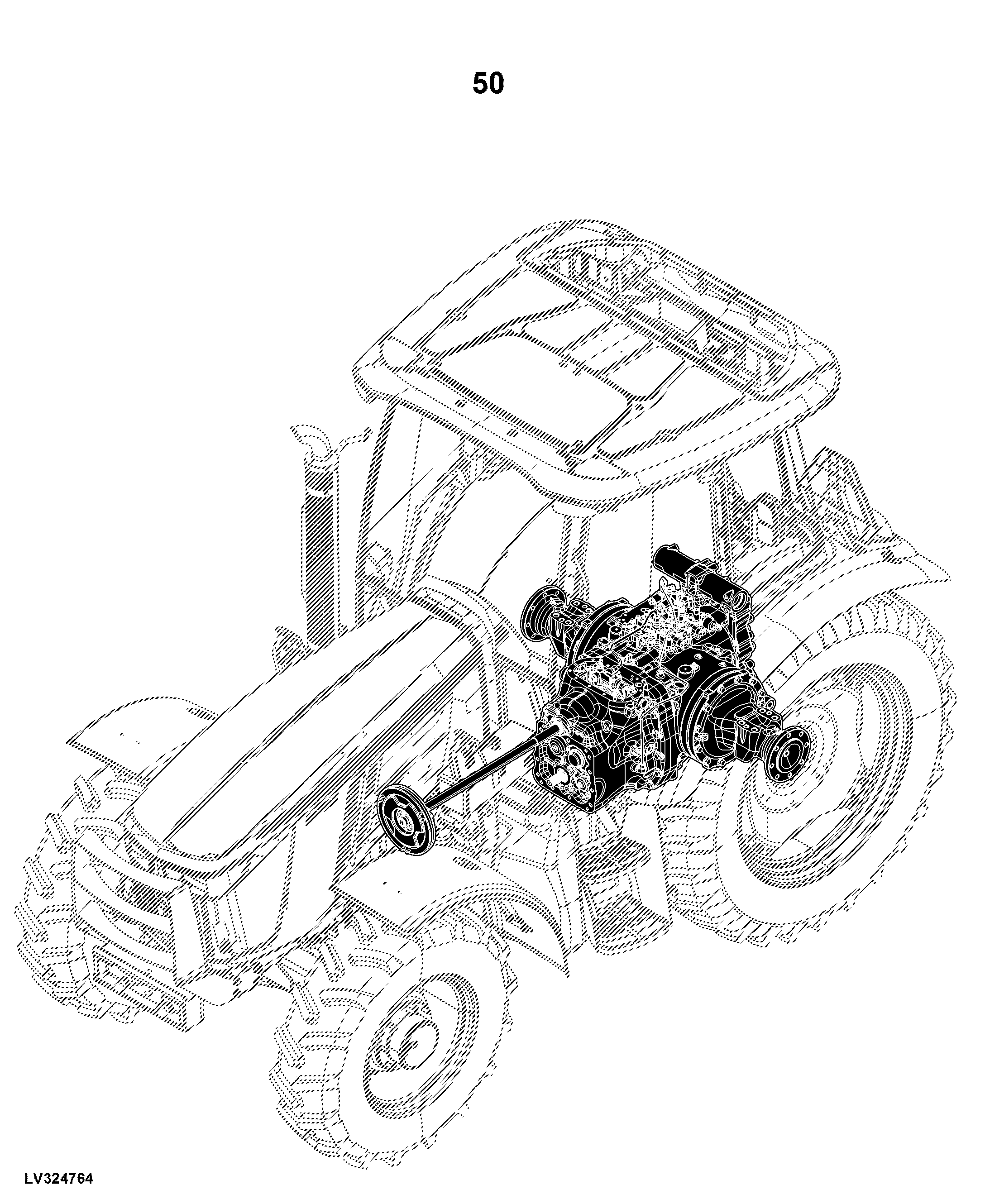 5075M Tractor, OOS (1LV5075MHJ100001- ), Cab (1LV5075MHJ400001- )(North America Edition)
