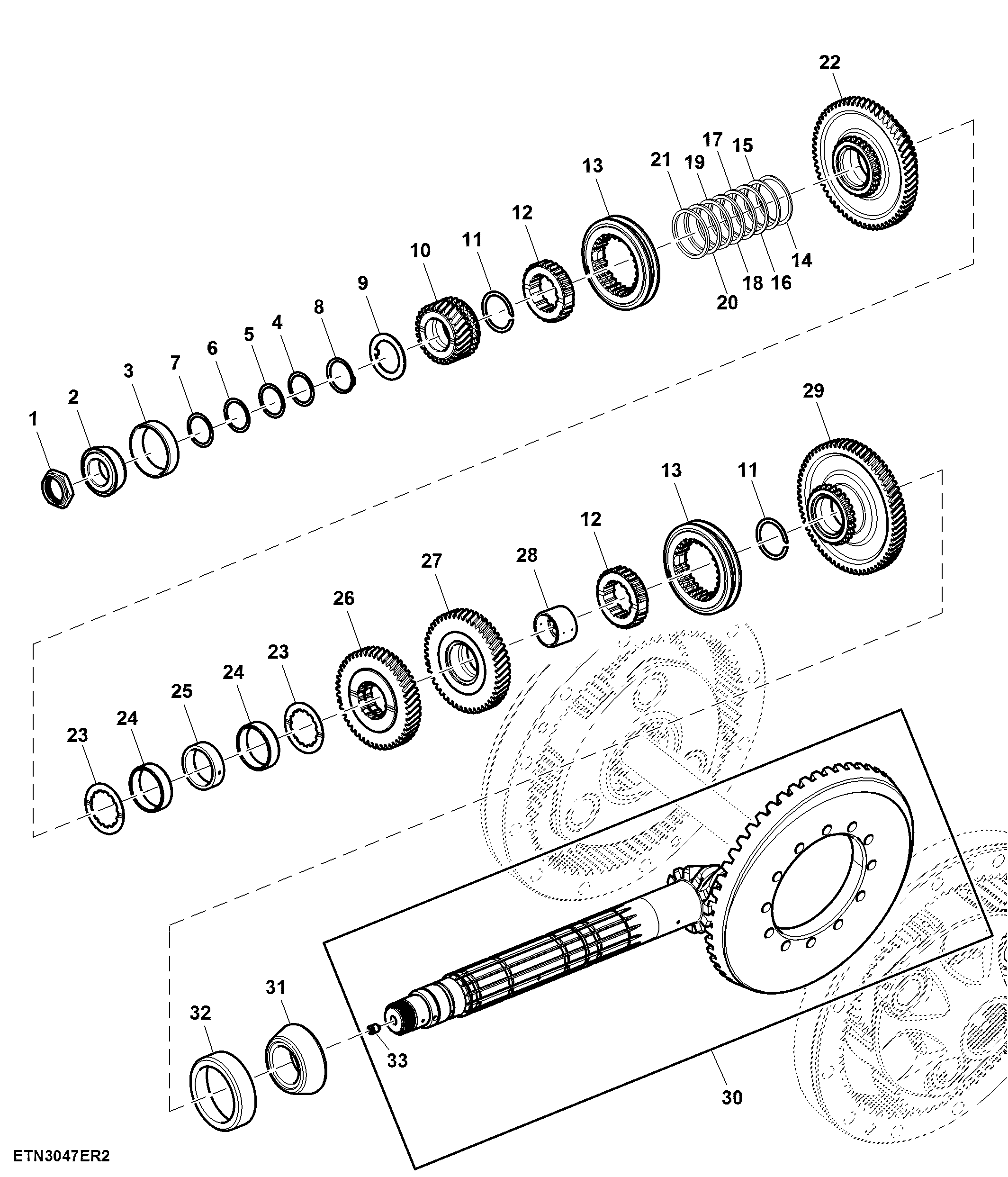 Differential Drive Shaft, 12X4, SyncShuttle™