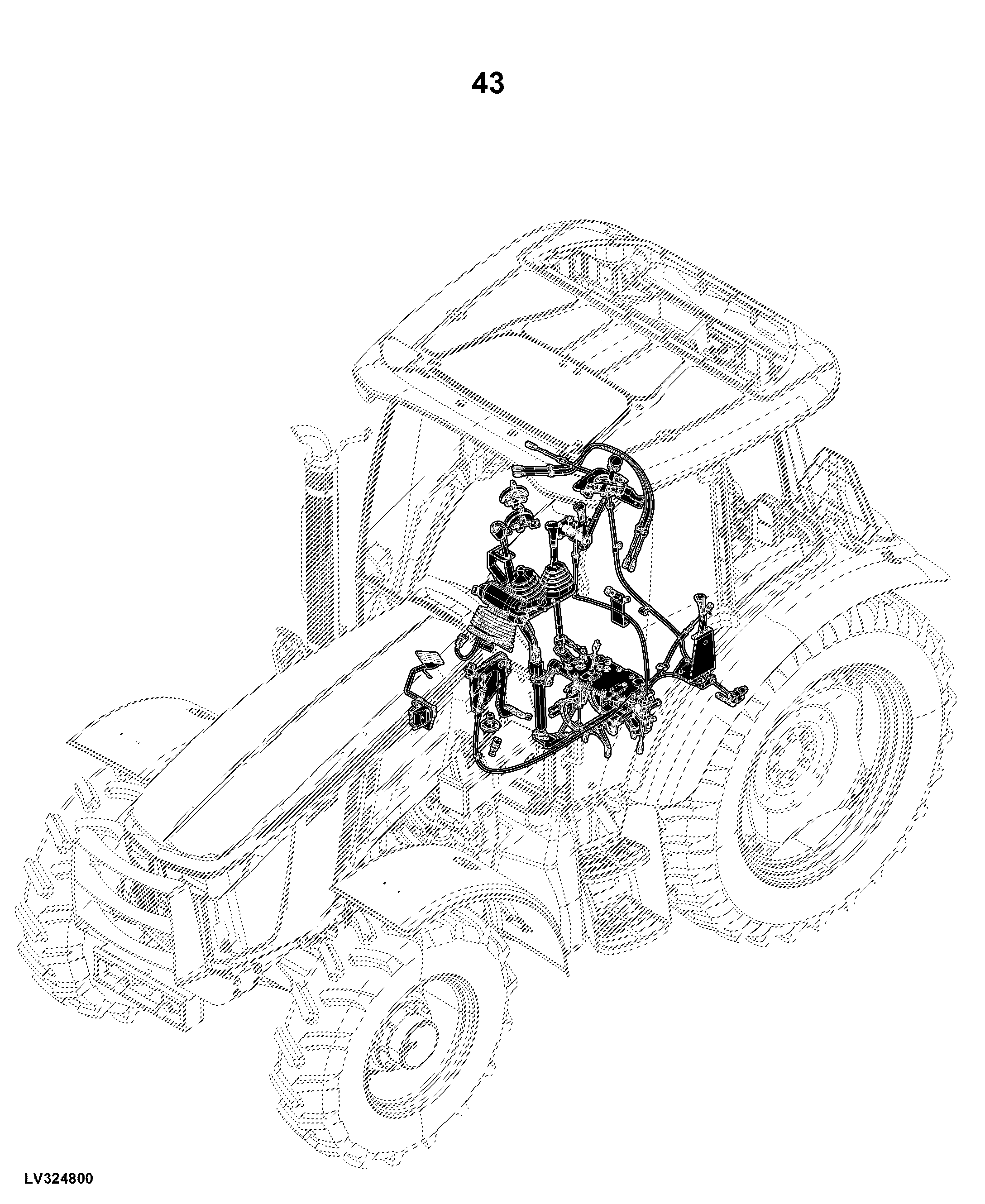 5090M Tractor, OOS (1LV5090MHJ100001- ), Cab (1LV5090MHJ400001- )(North America Edition)