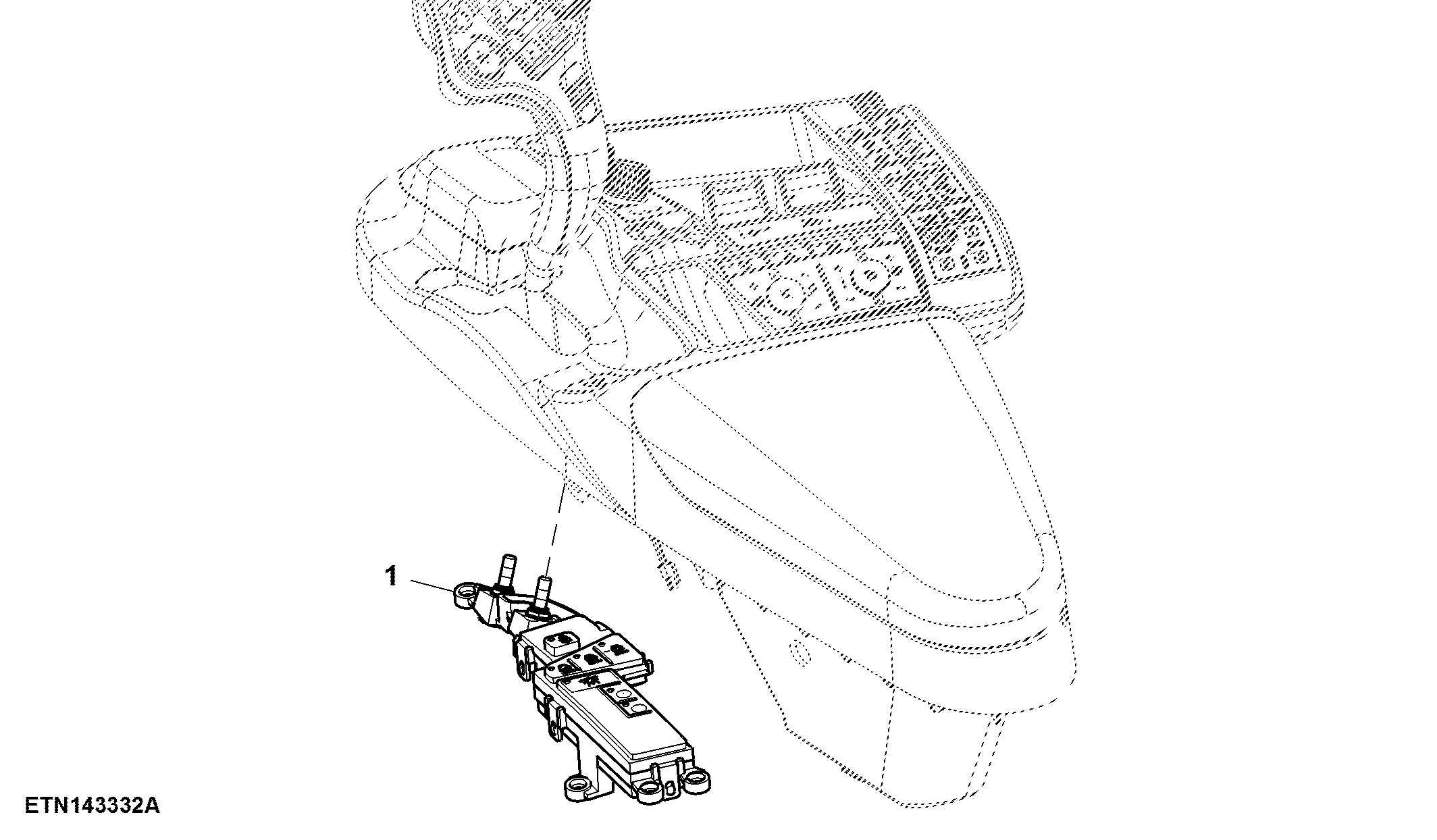 Transmission Control Module, Mechanical Shift W/ 2WD