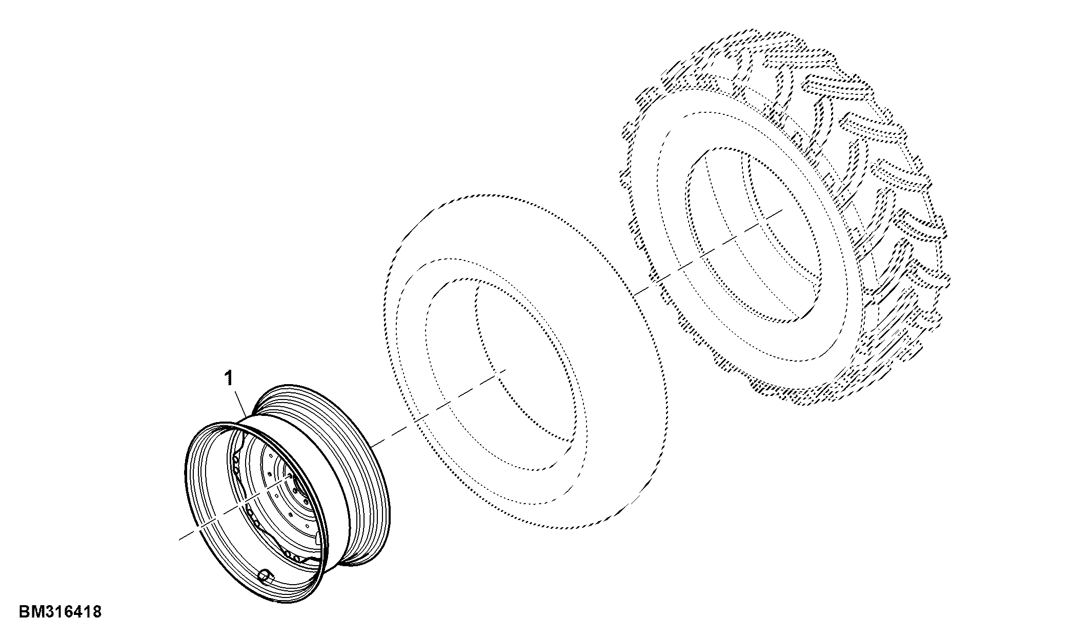 Rear Wheels, W15 X R34, (Optional)