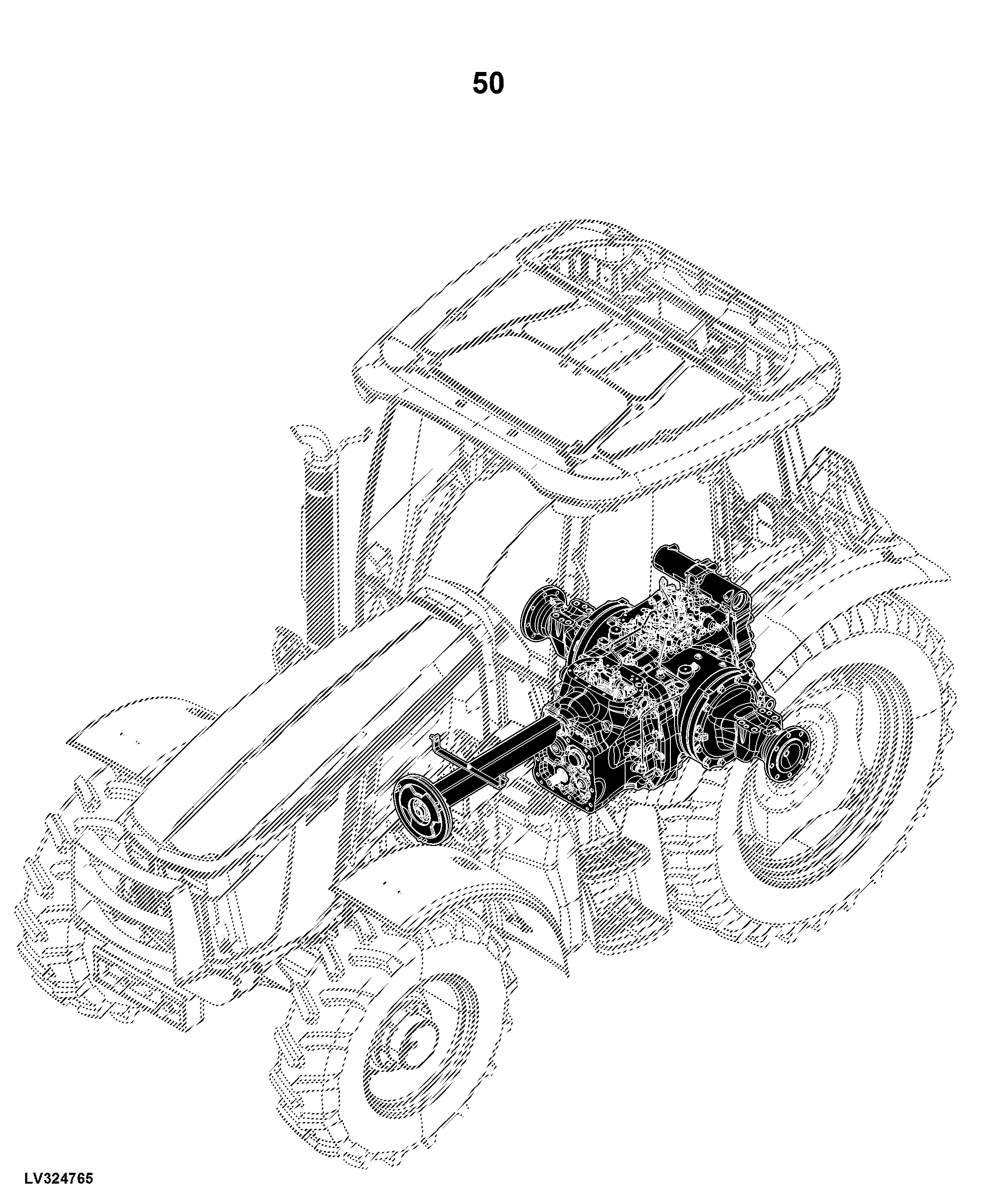 5090M Tractor, OOS (1LV5090MHJ100001- ), Cab (1LV5090MHJ400001- )(North America Edition)