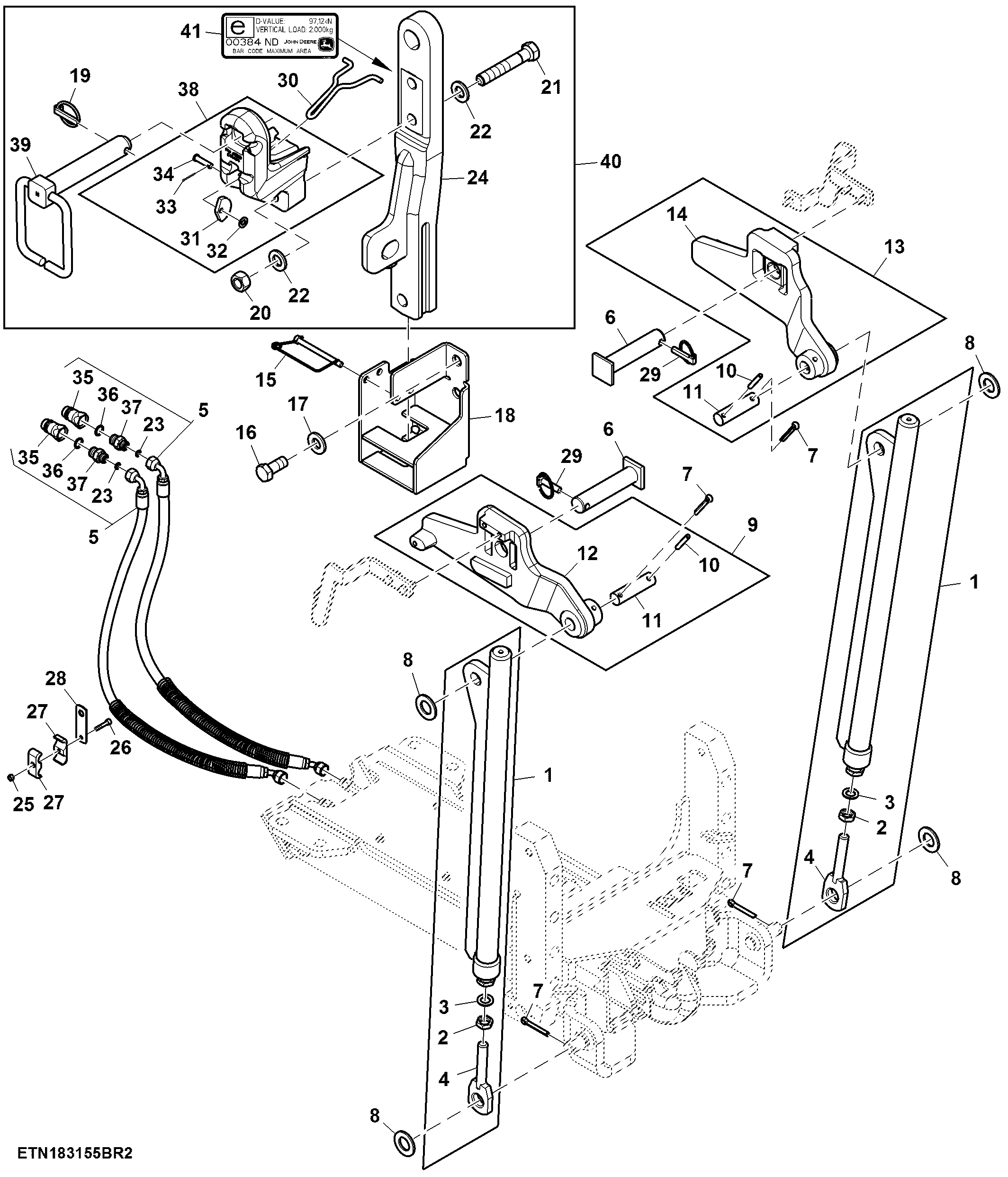 Pickup Hitch, Stabilizer, Category III Drawbar (2/2)