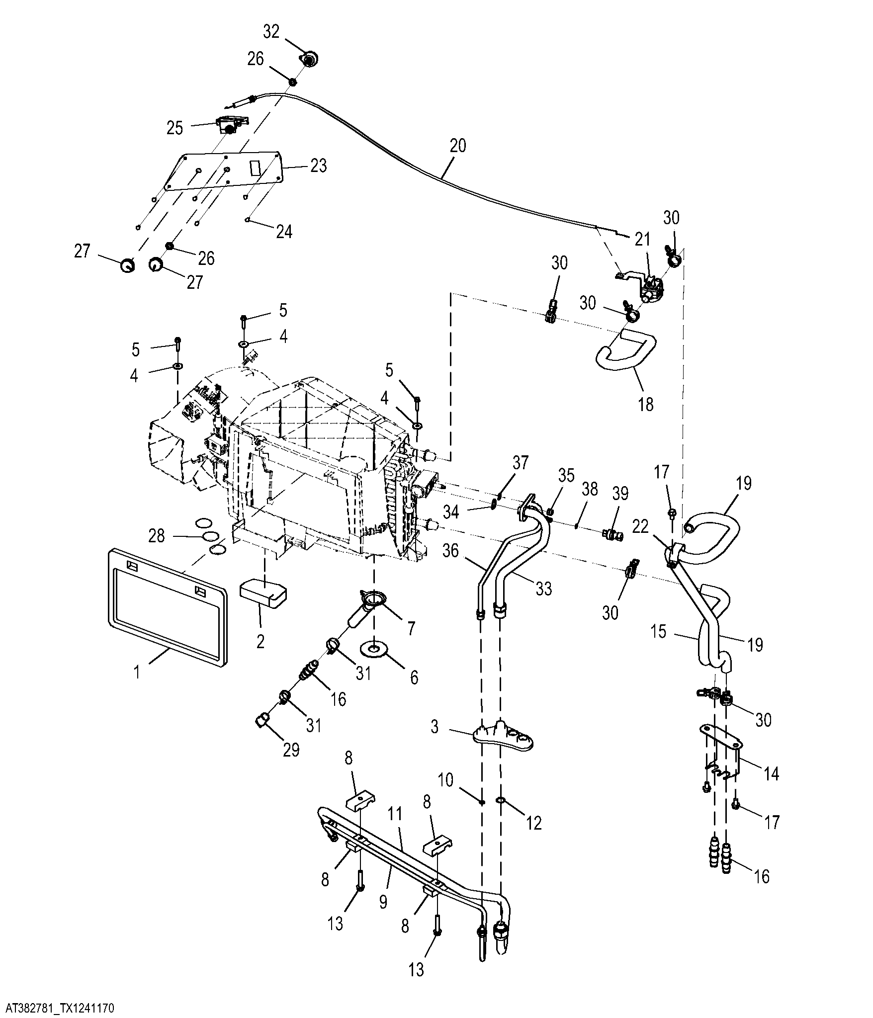 HVAC Module Refrigerant Lines and Control Cable (681290 - )