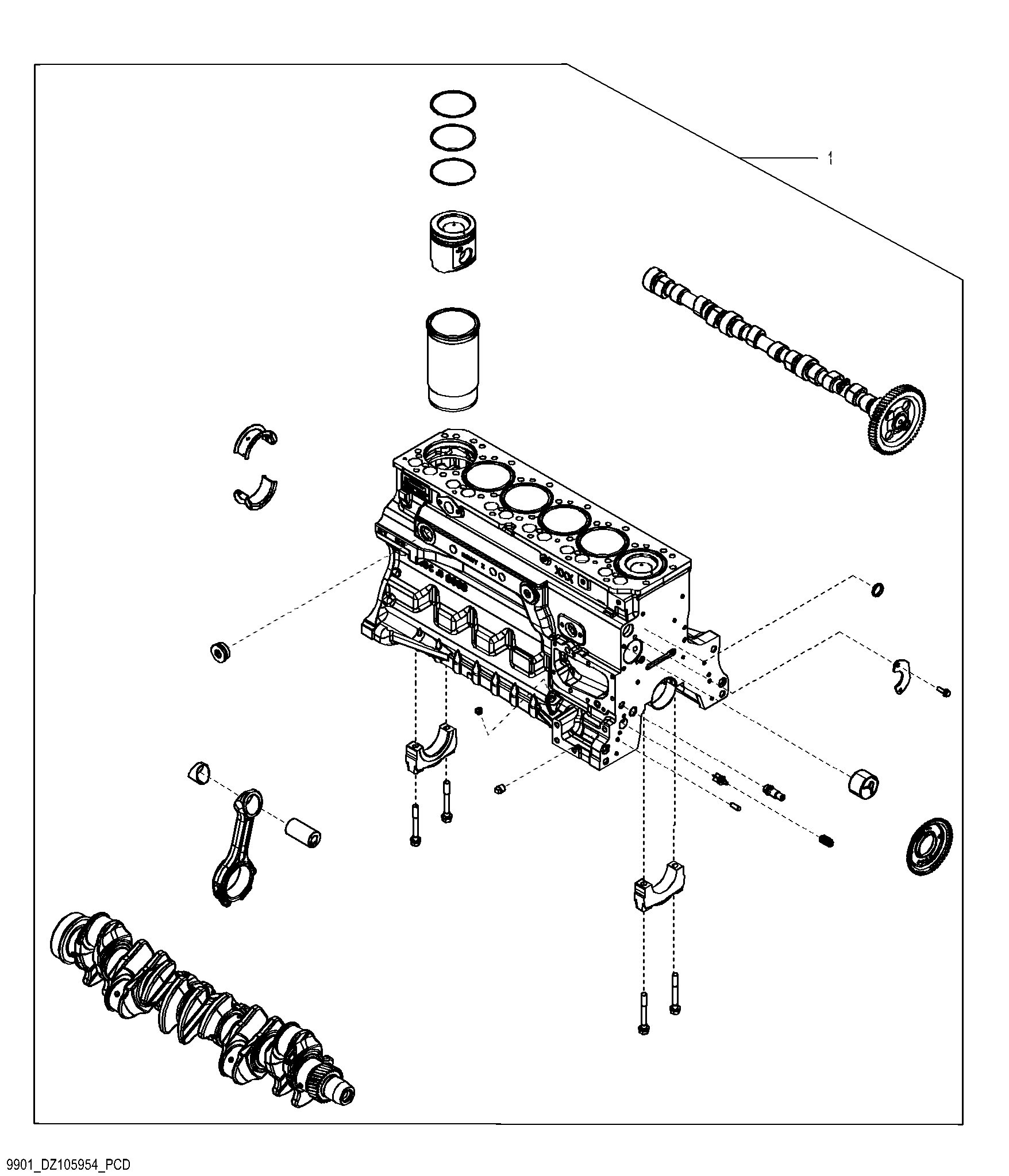 9901 Short Block Assembly