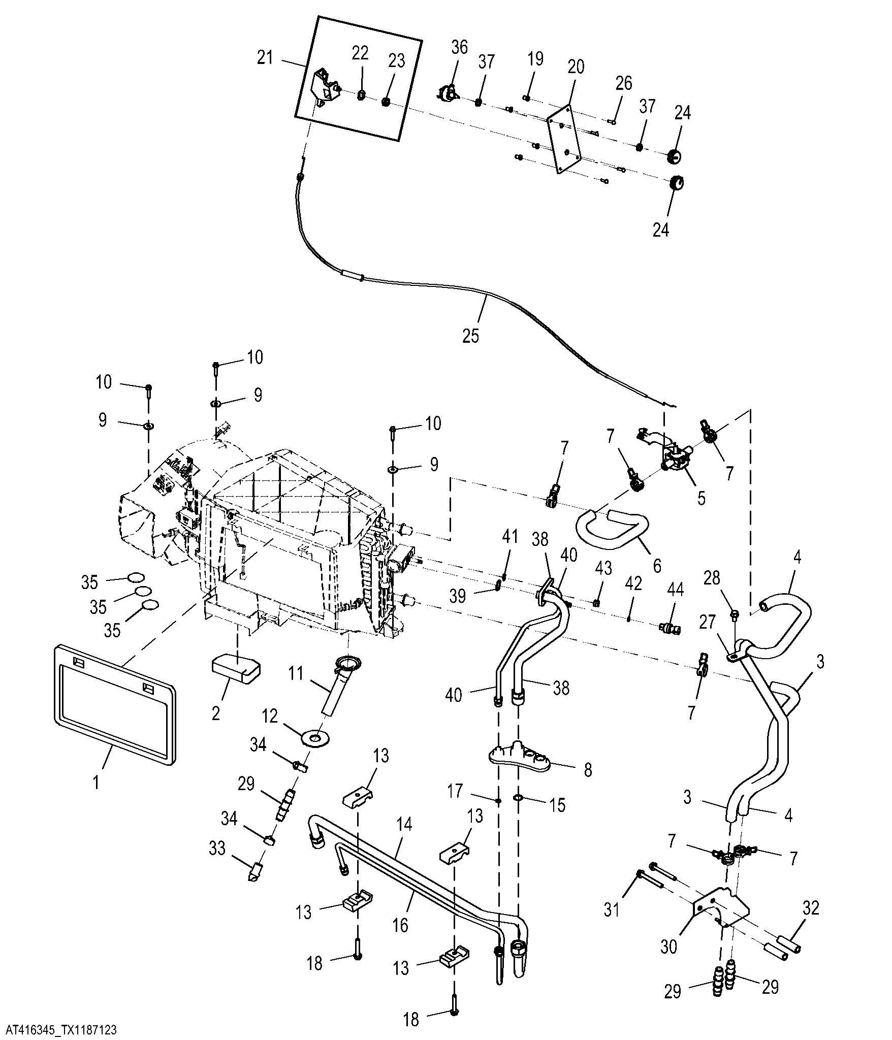HVAC Module Lines and Control Cable (681290 - )