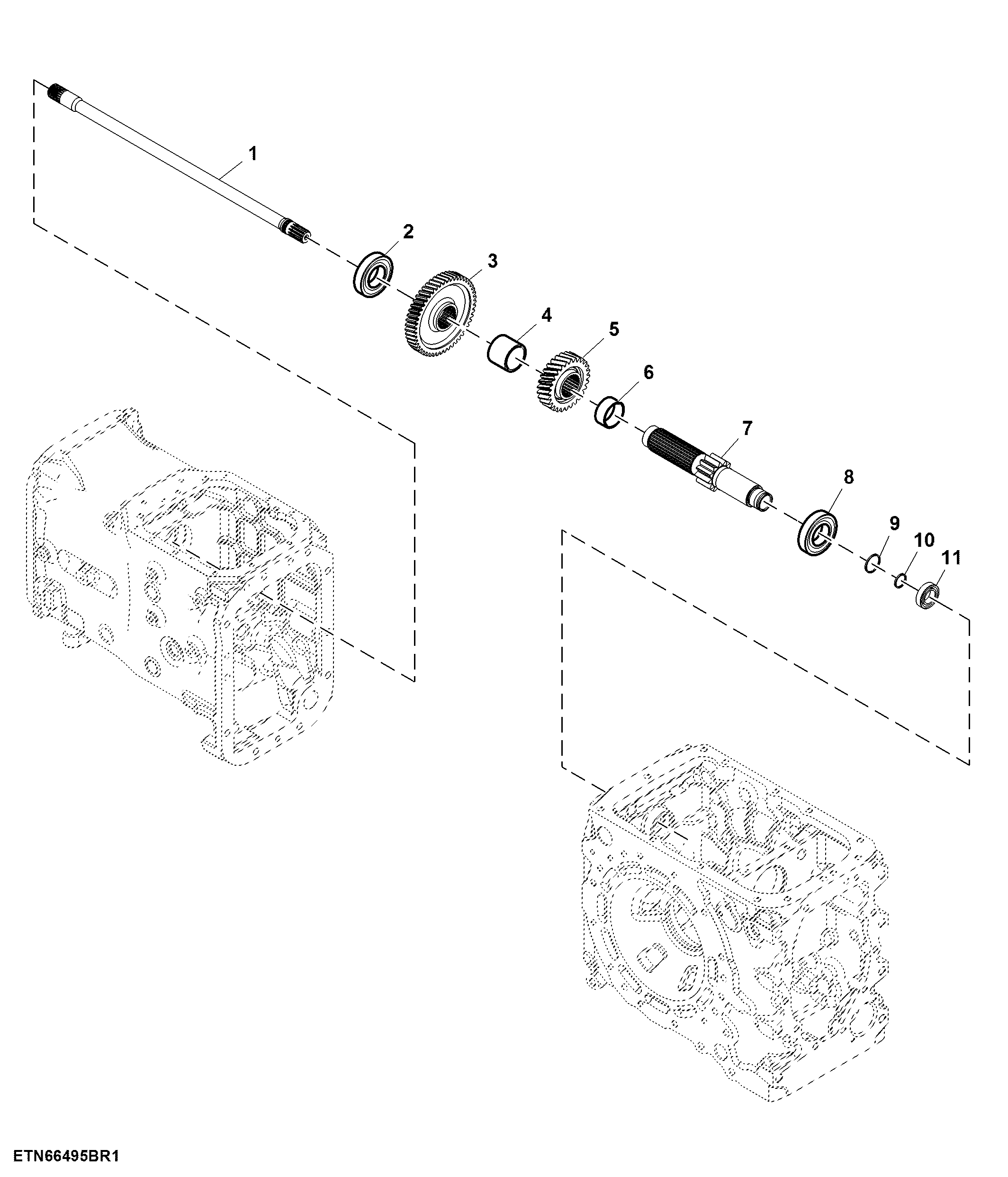 Range Reduction Shaft, W/ Electro-Hydraulic (Hi/LO)