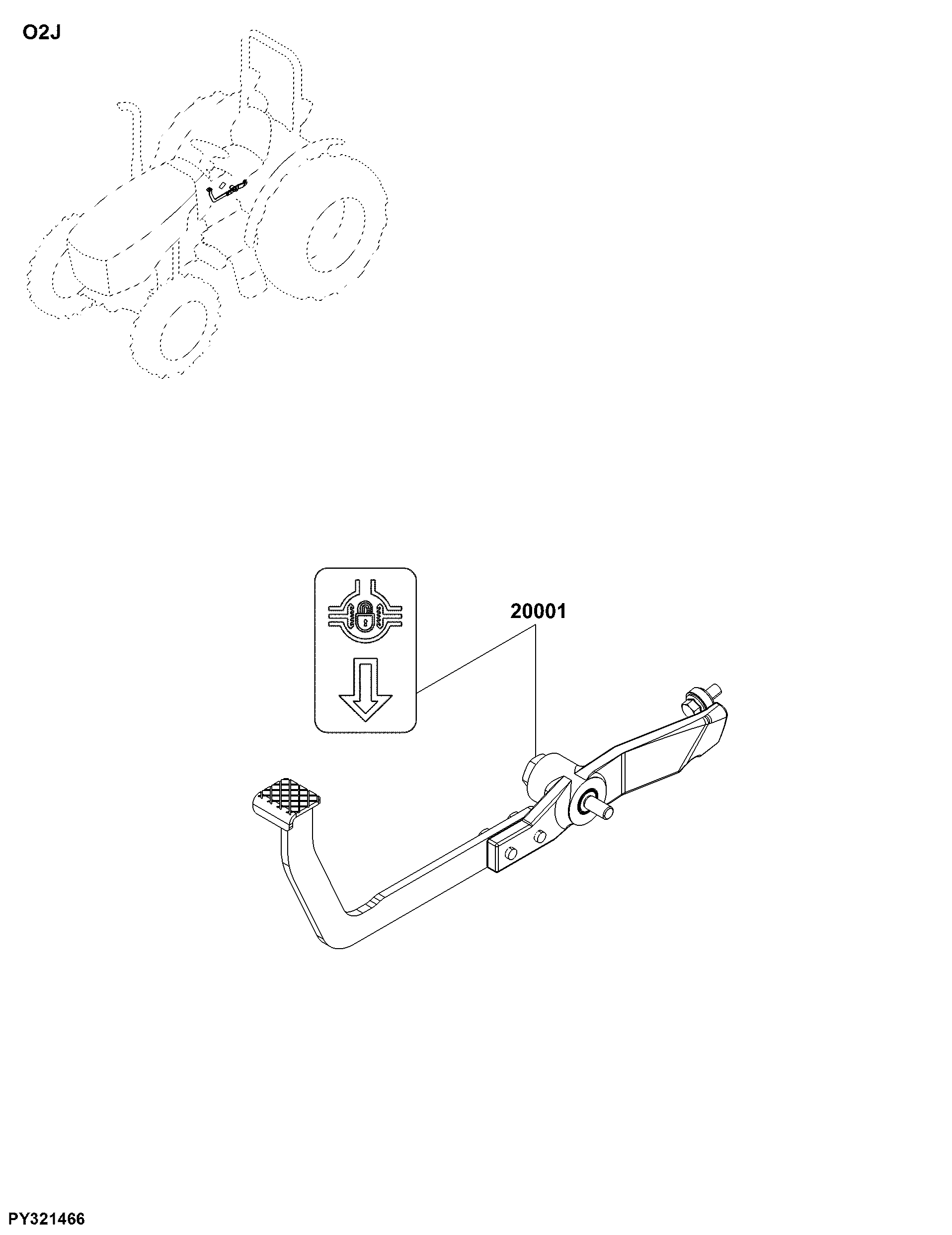 O2J Rear Differential Lock Controls