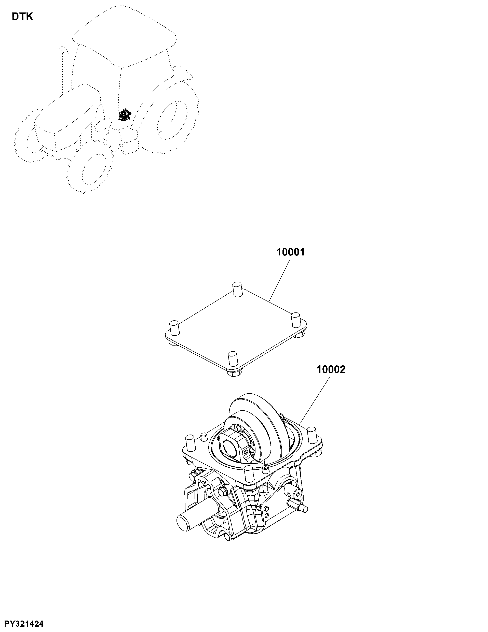 DTK Front Axle Module and Assemblies