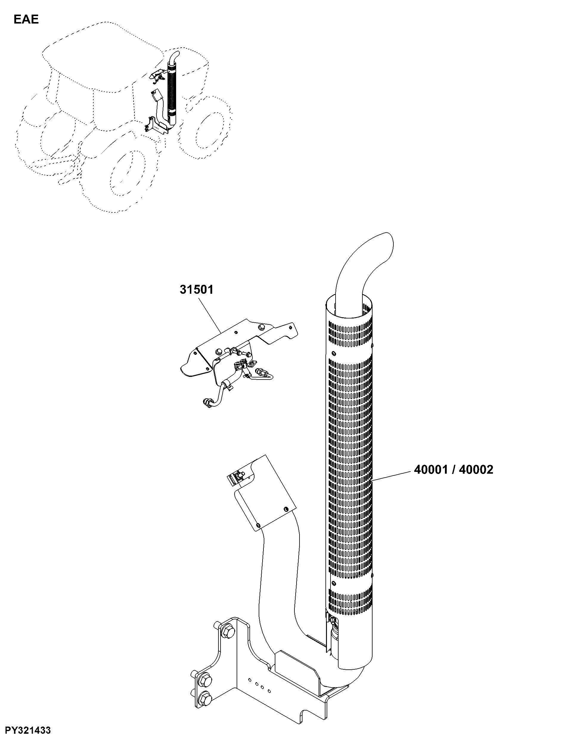 EAE Exhaust System, Engine Air