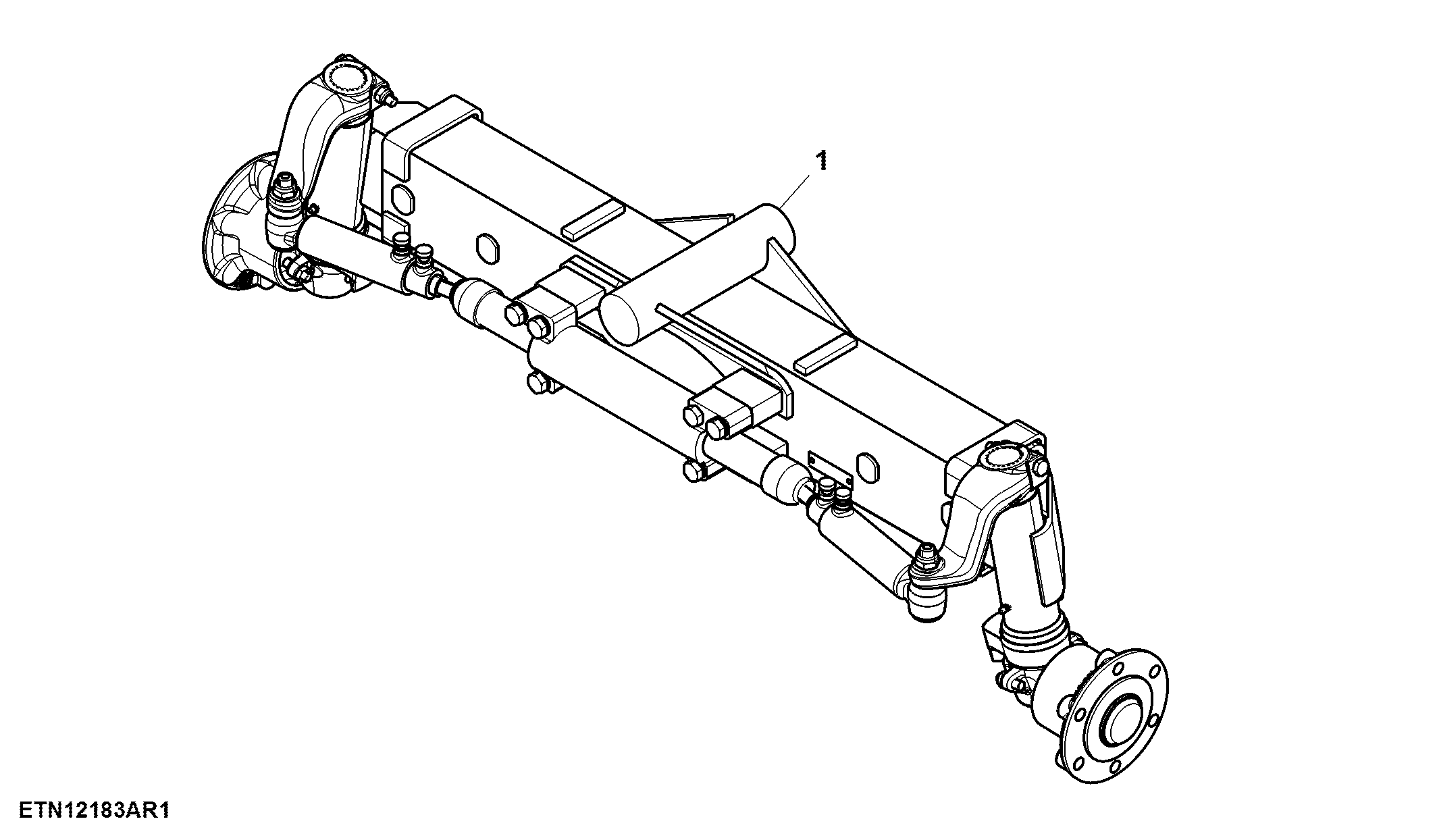Adjustable Front Axle, 2WD