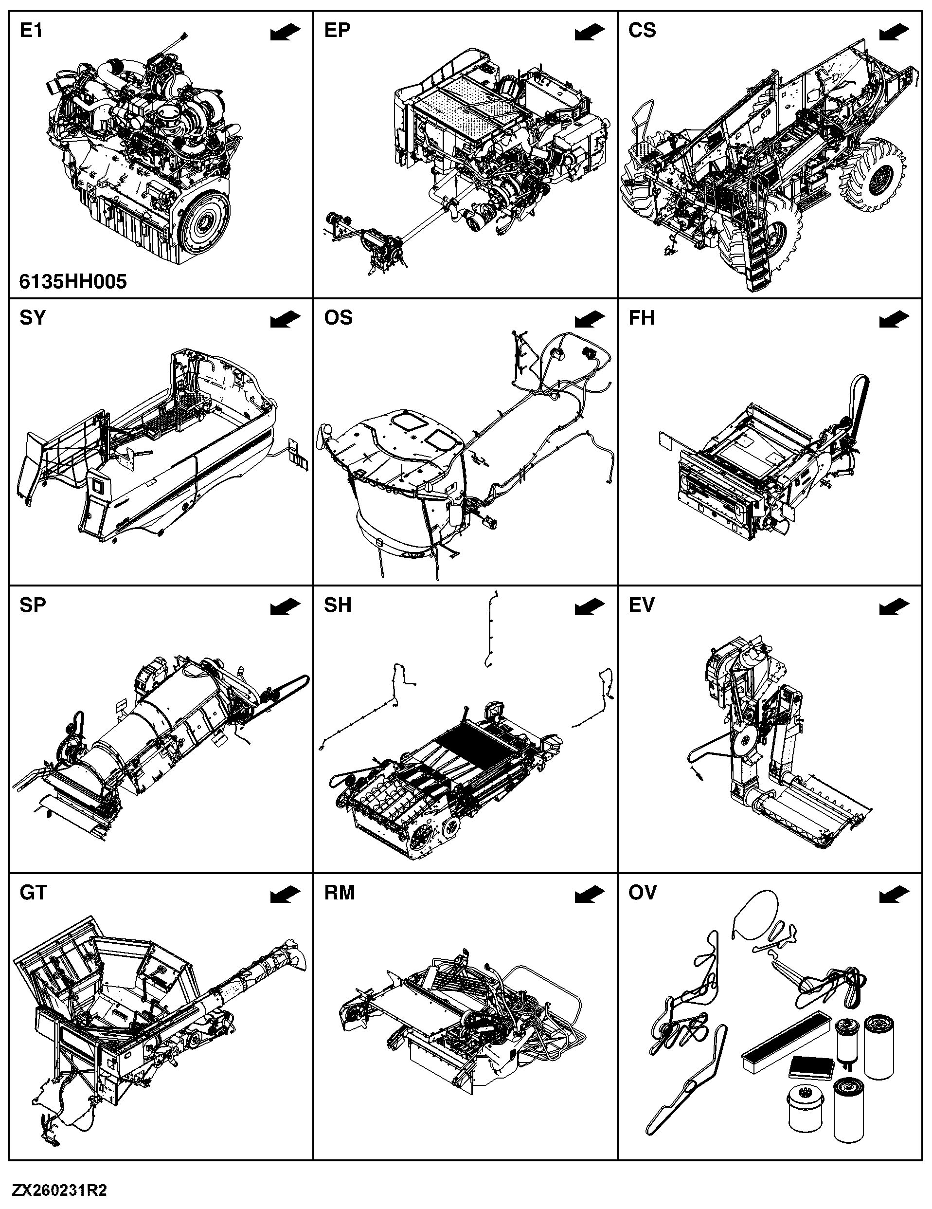 S685 Combine (Europe Edition, S.N. 100000 - 104999)