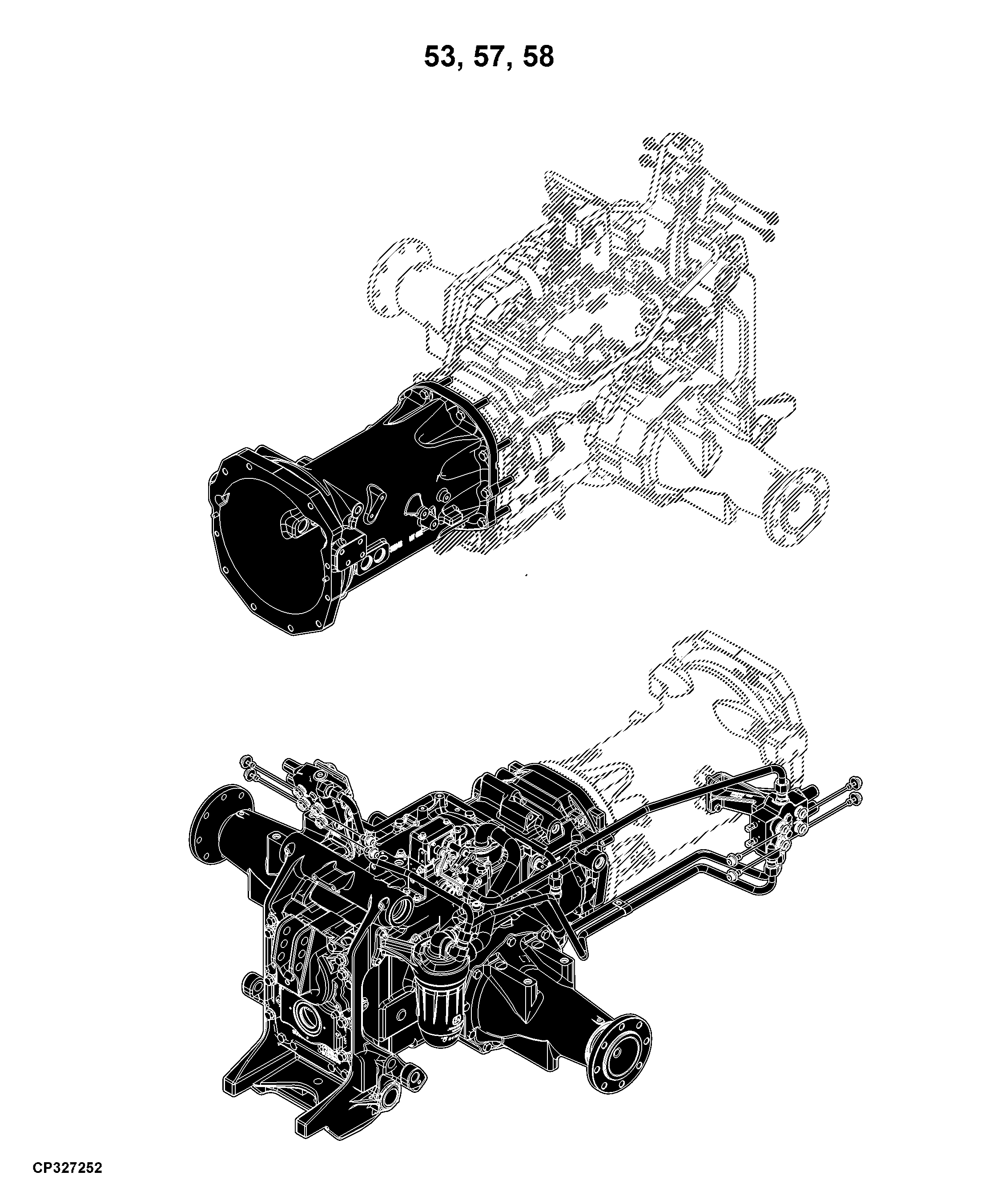 6110B Tractor (Cab) (Engine: 4045HCP05,4045HCP09)(Russia and Asia Edition)