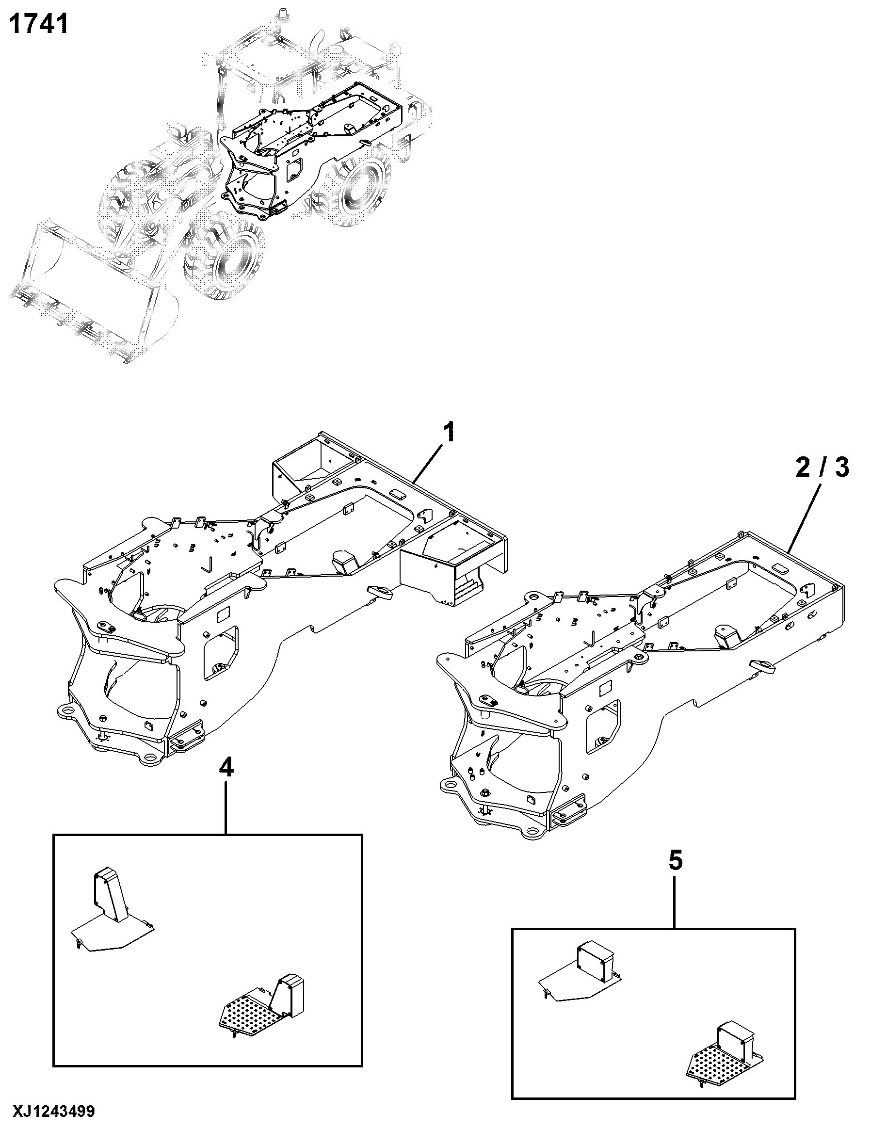 1741 Engine or Main Frame