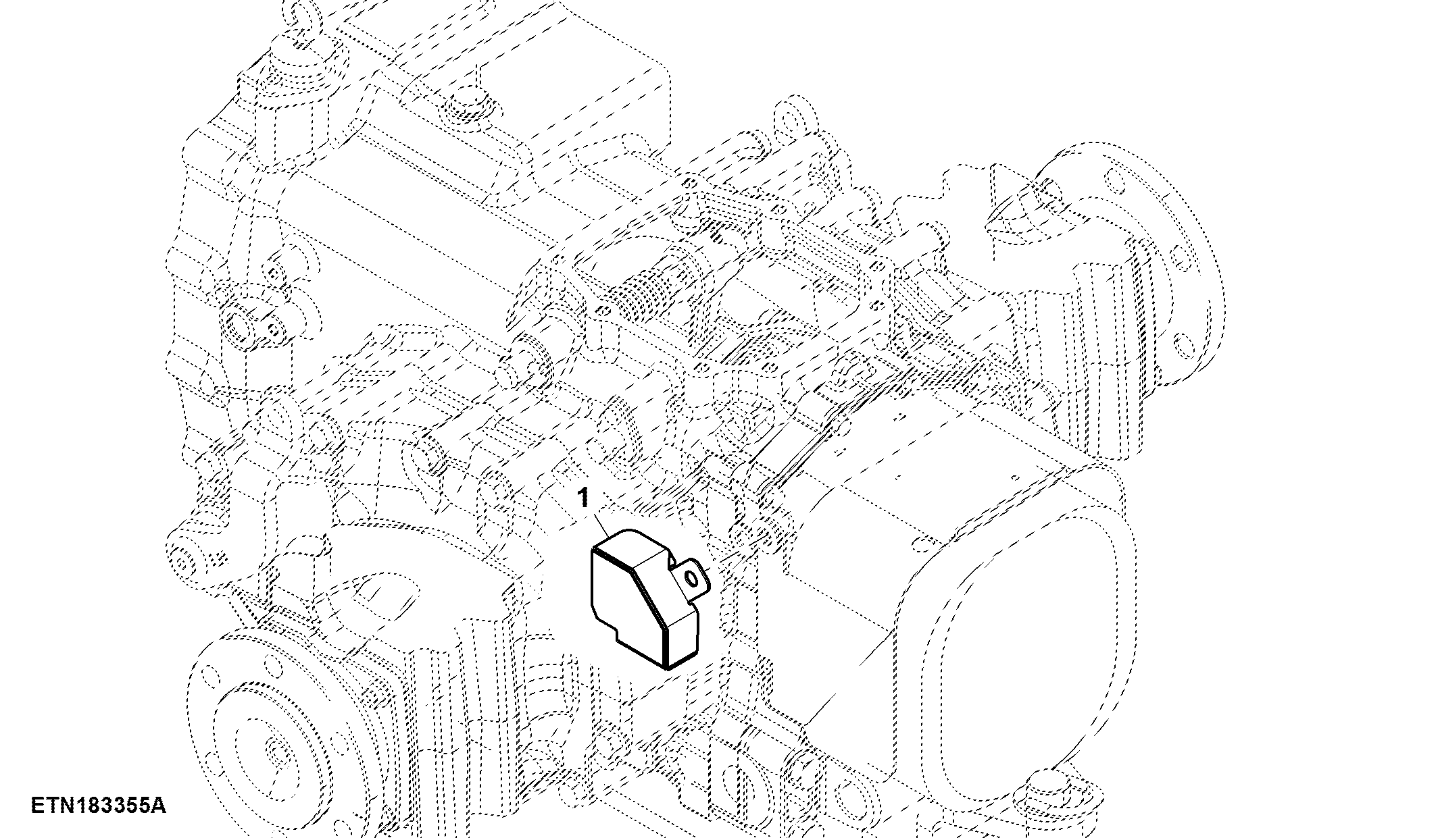 Mud Cover Bracket, PTO Switch