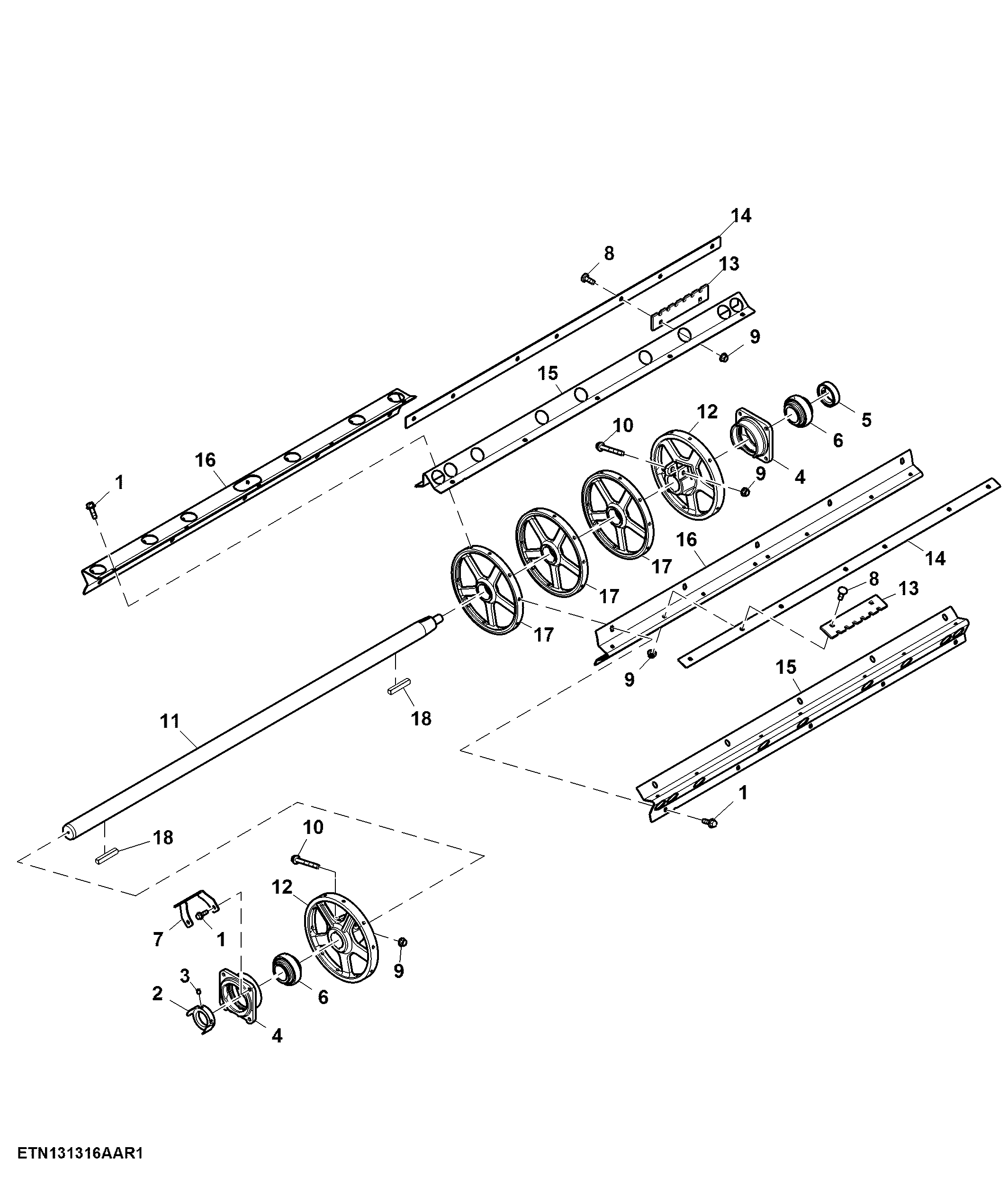 Feed Accelerator Stone Trap Drive Beater, Corn / Grain