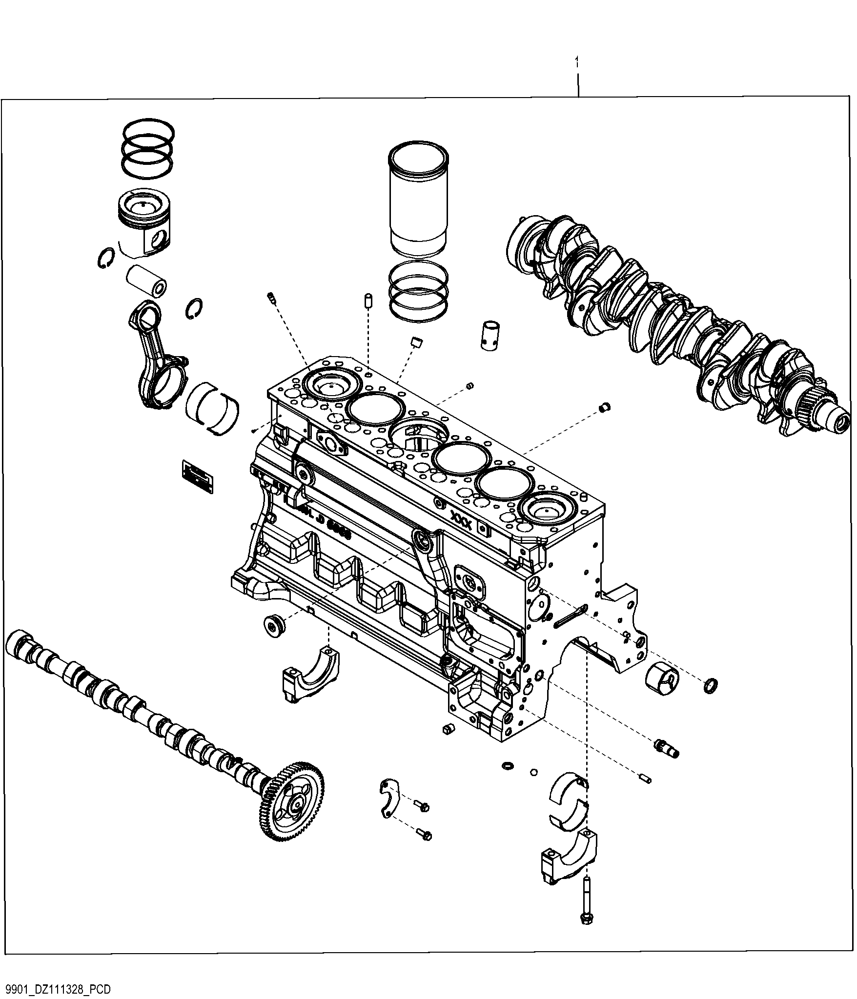 9901 Short Block Assembly
