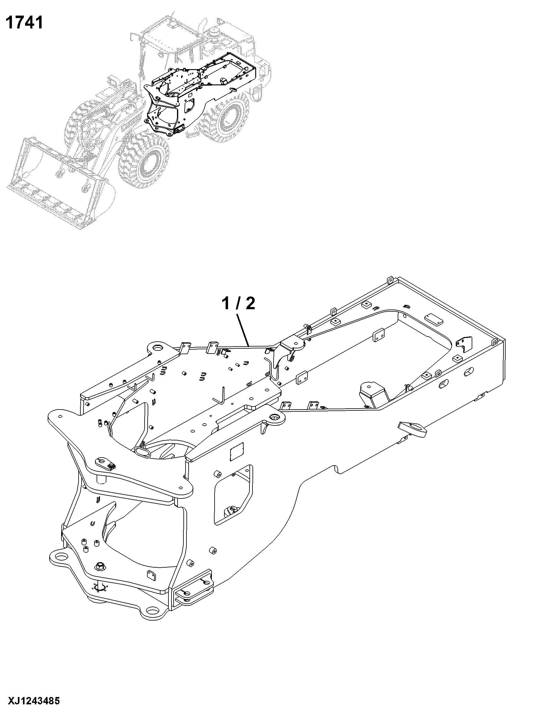 1741 Engine or Main Frame