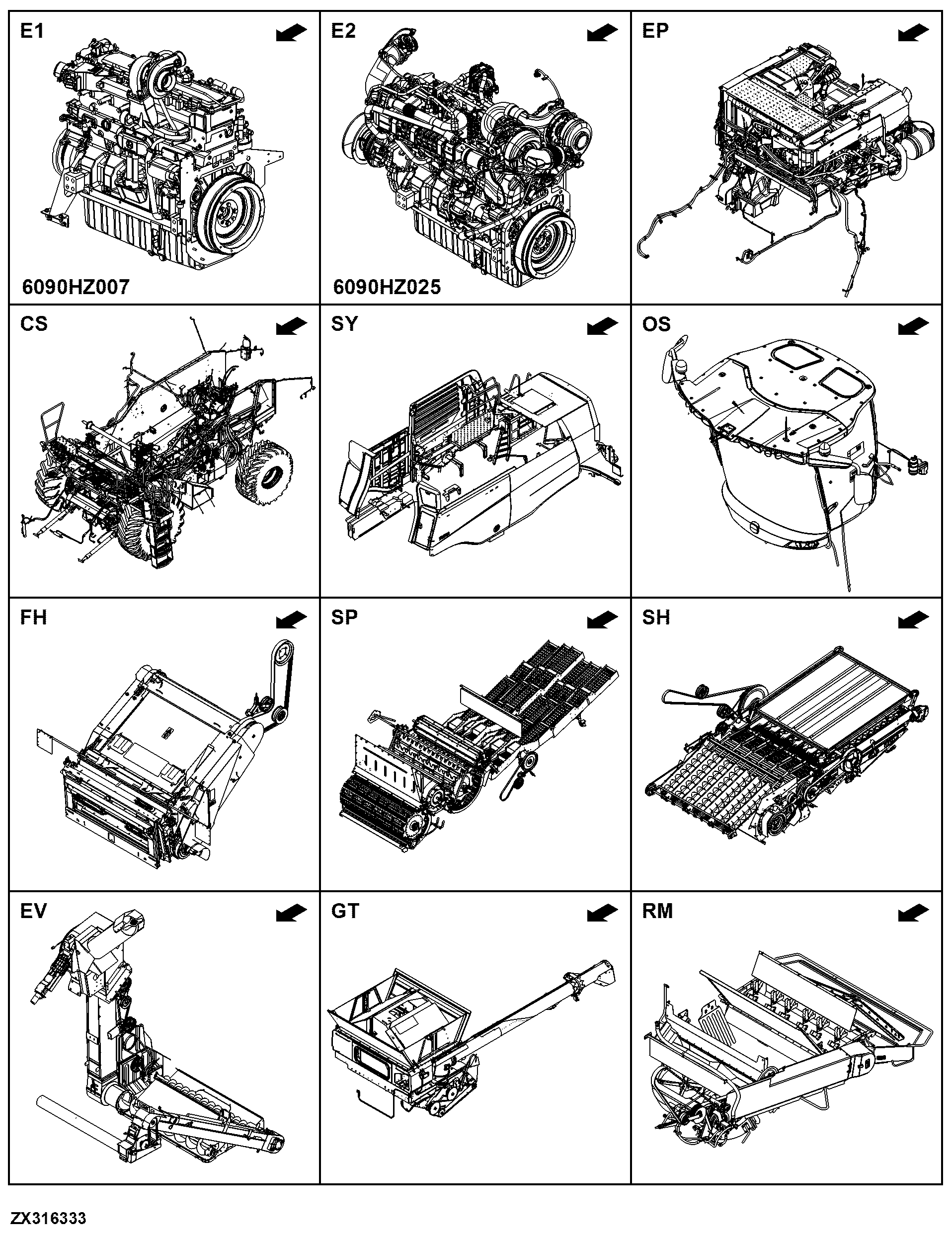 T660 Combine (PIN: 1Z0T660XXXX110000-1Z0T660XXXX114999)