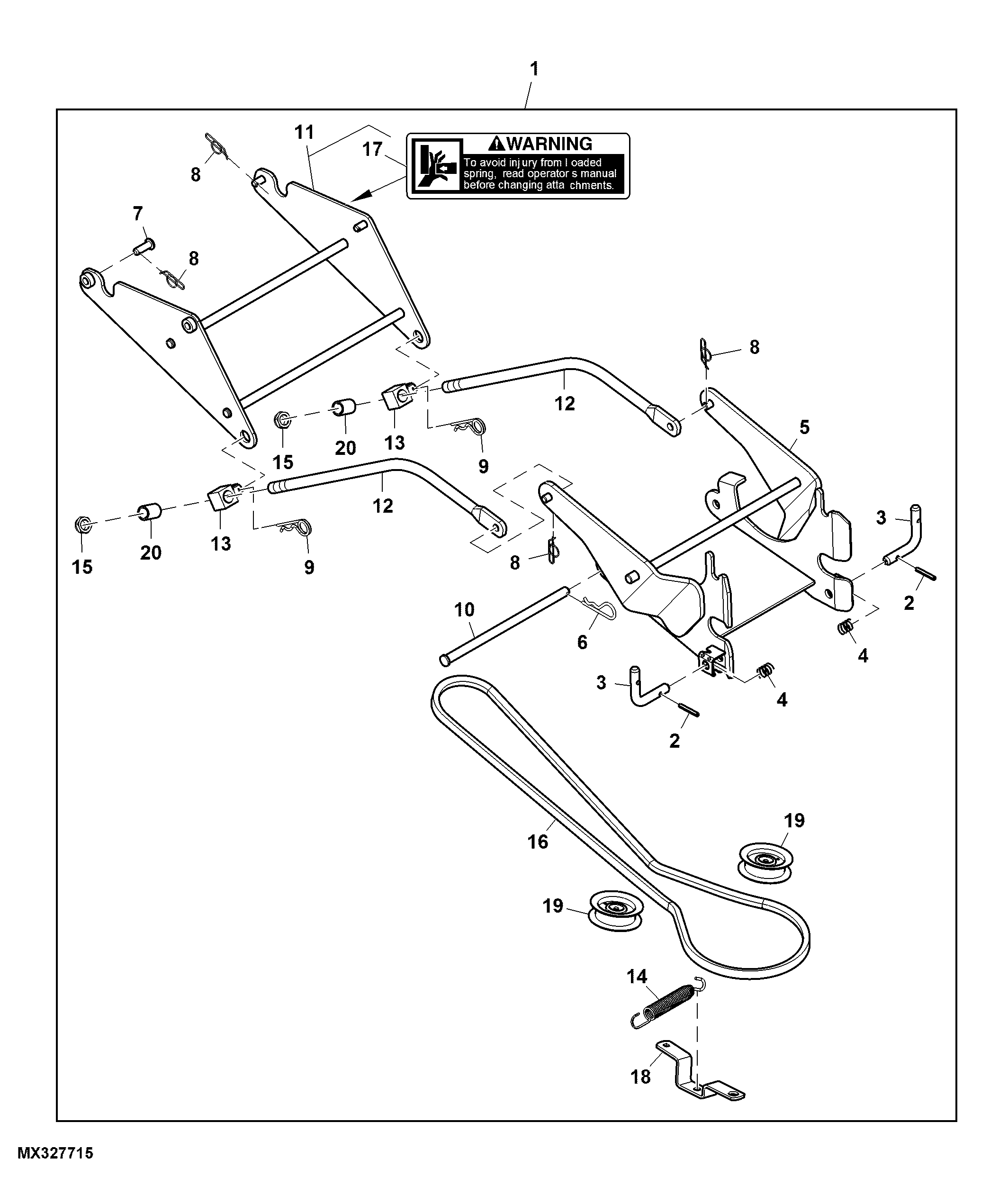 Snow Blower and Front Blade Compatibility Kit