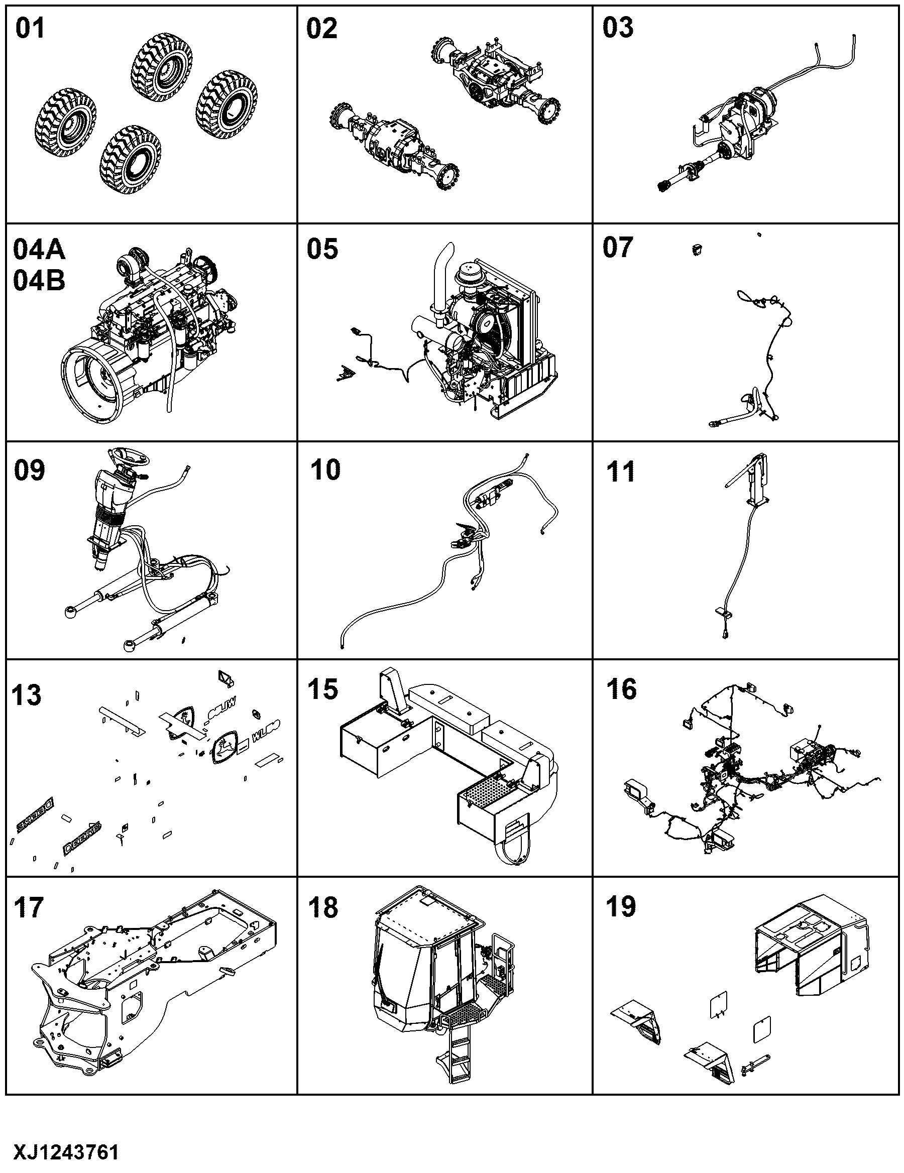 WL53 Loader (PIN: 1YNWL53_ _ _D100008- )(Engine 6068HYN04)