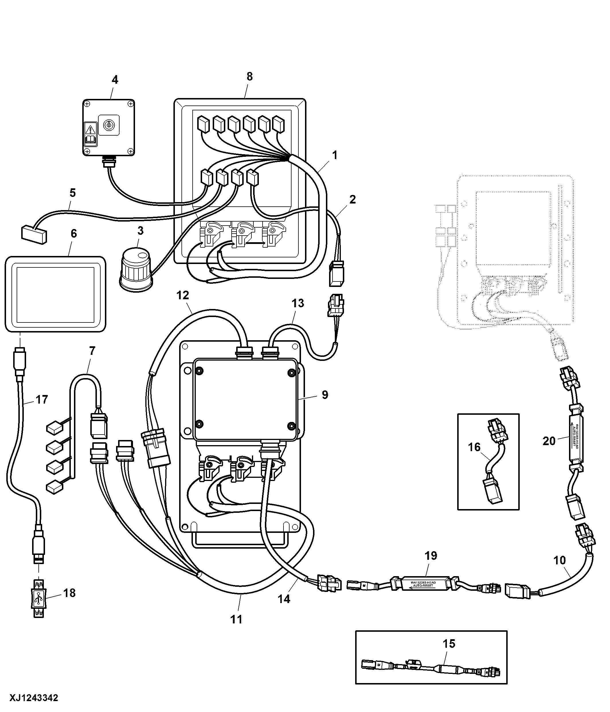 Electrical System W/ Non Touch Screen (616C000301, 618C000046)