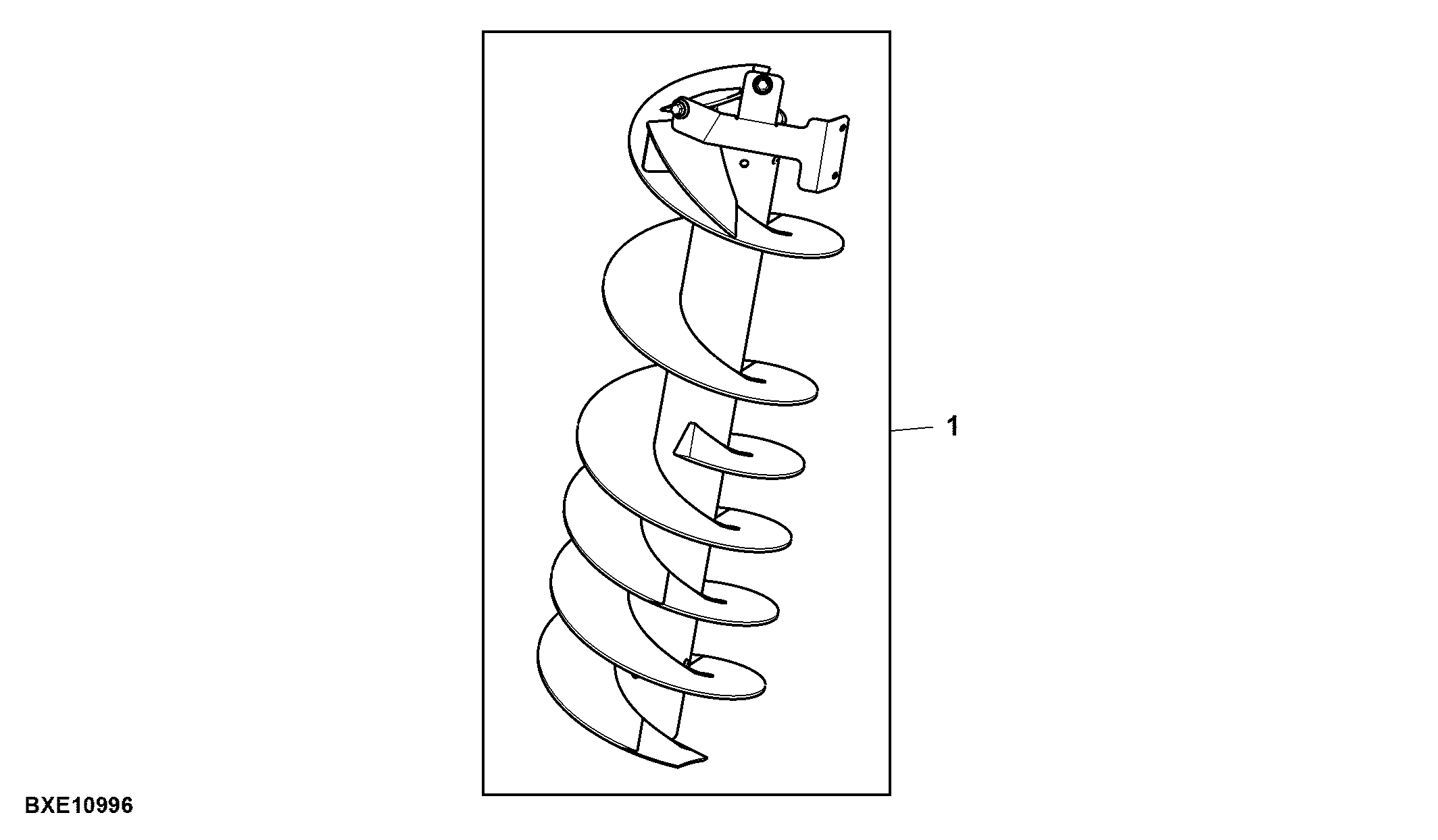 Attachment, Vertical Auger and Grass Deflector