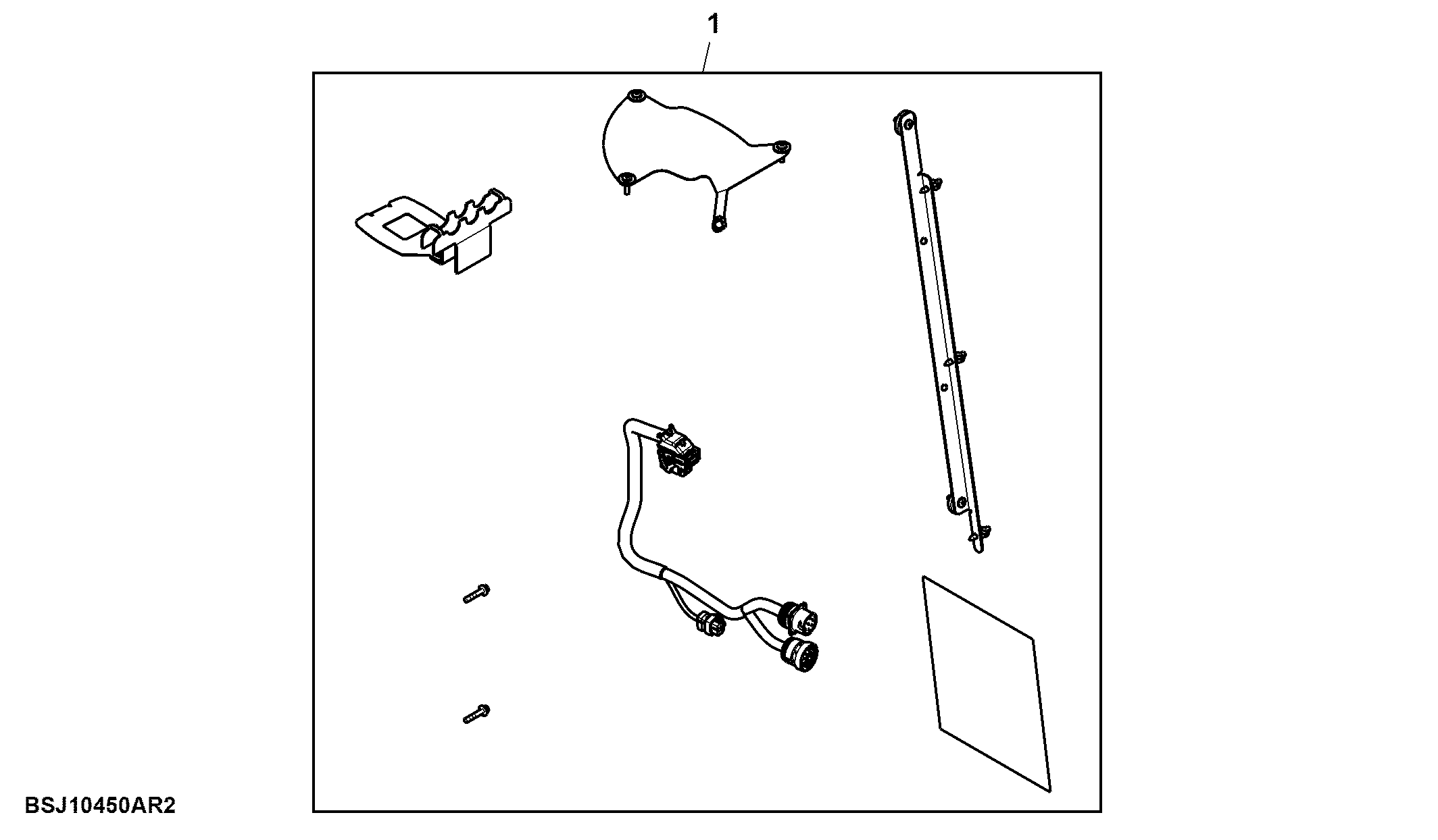 Attachment, Antenna Mounting Kit, Utility Cab